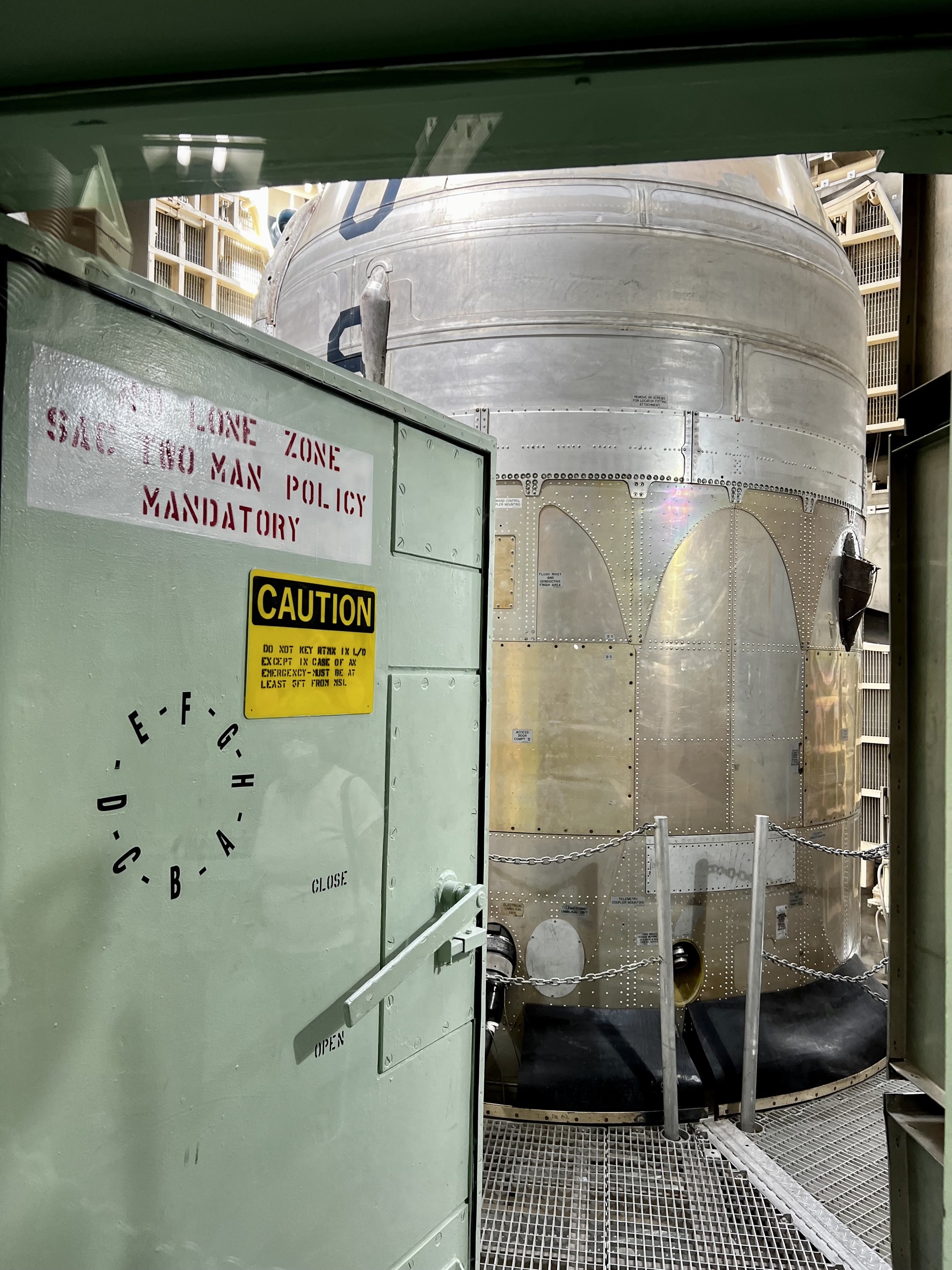 Door into missile silo