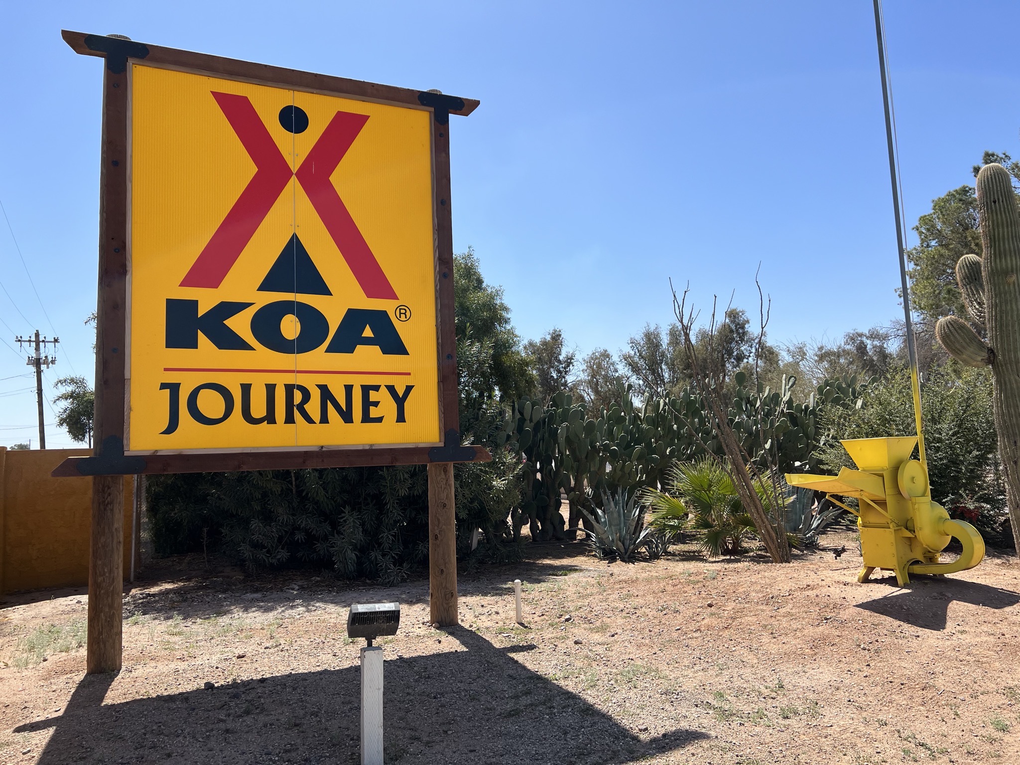 KOA Journey sign
