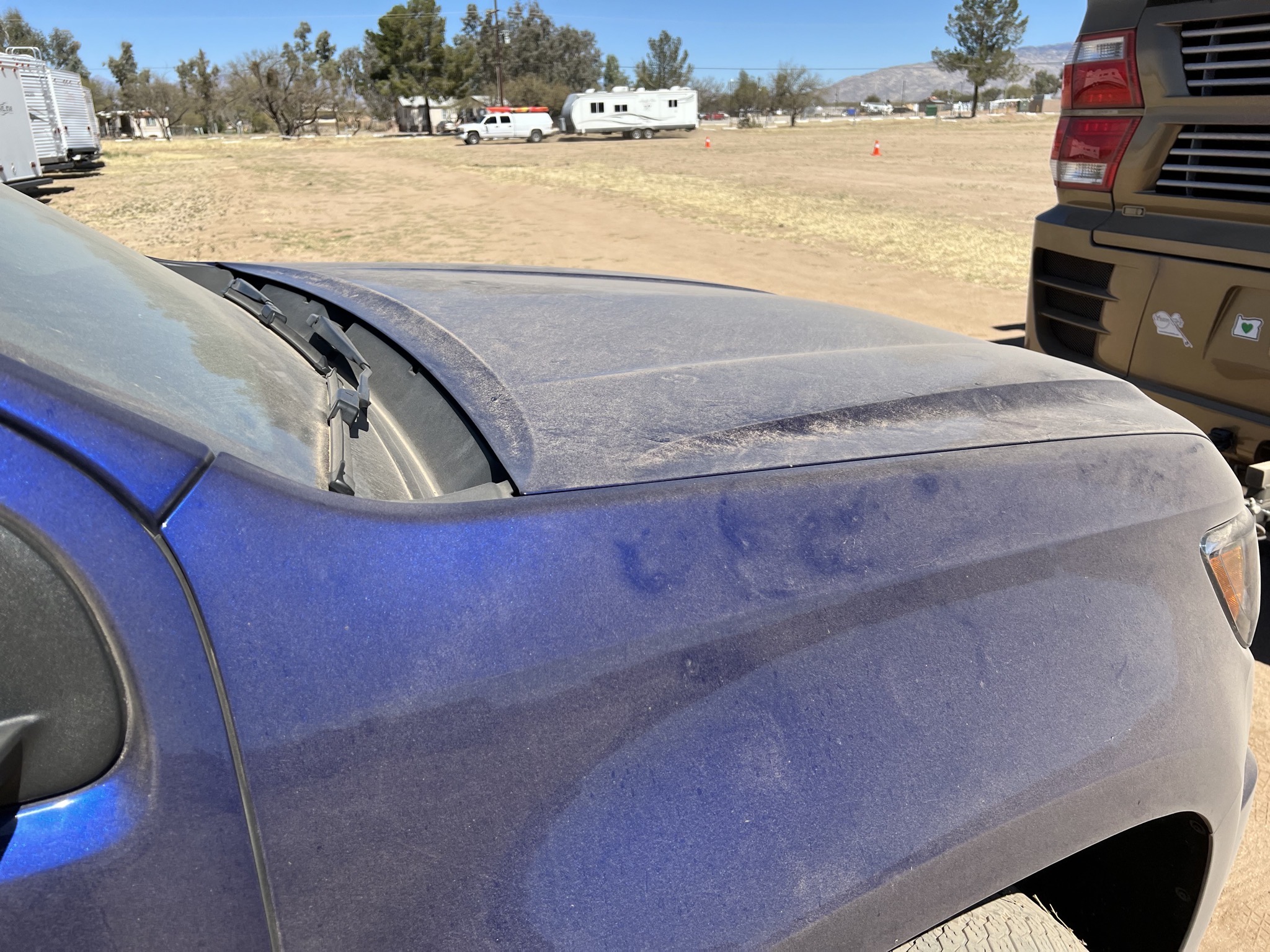Dusty truck