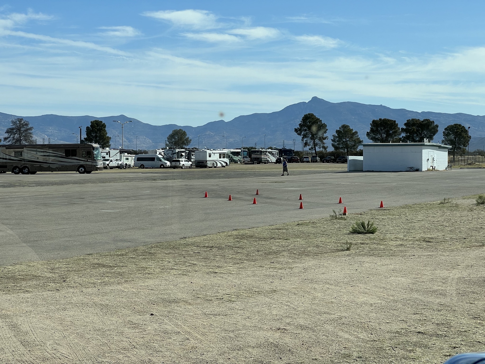RV driving school backing