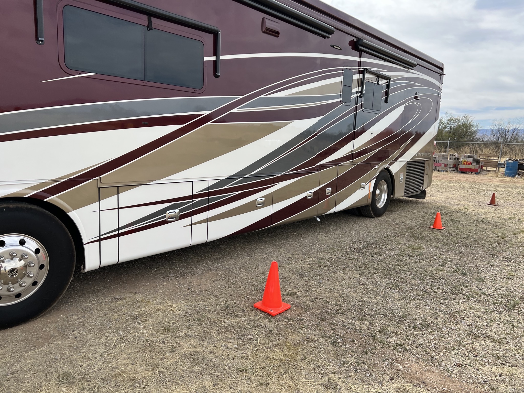 RV driving school backing