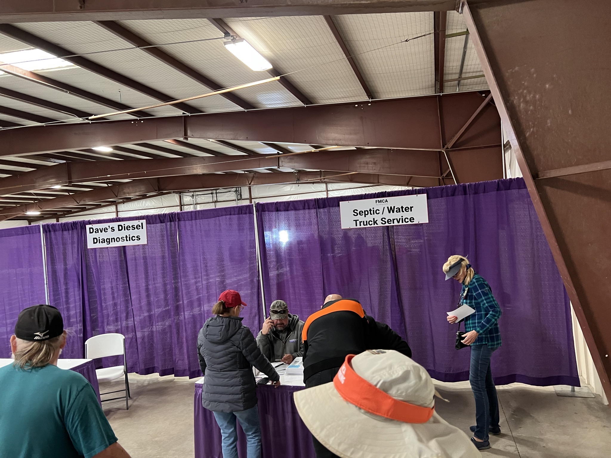 Signing up for septic and water