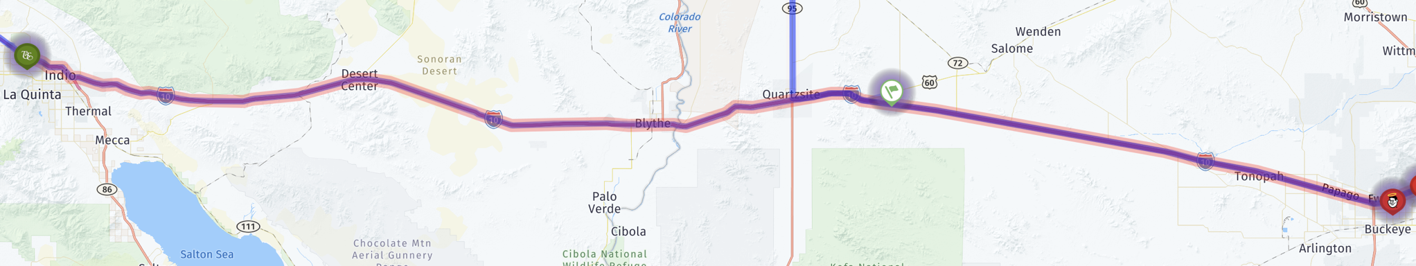 Map route