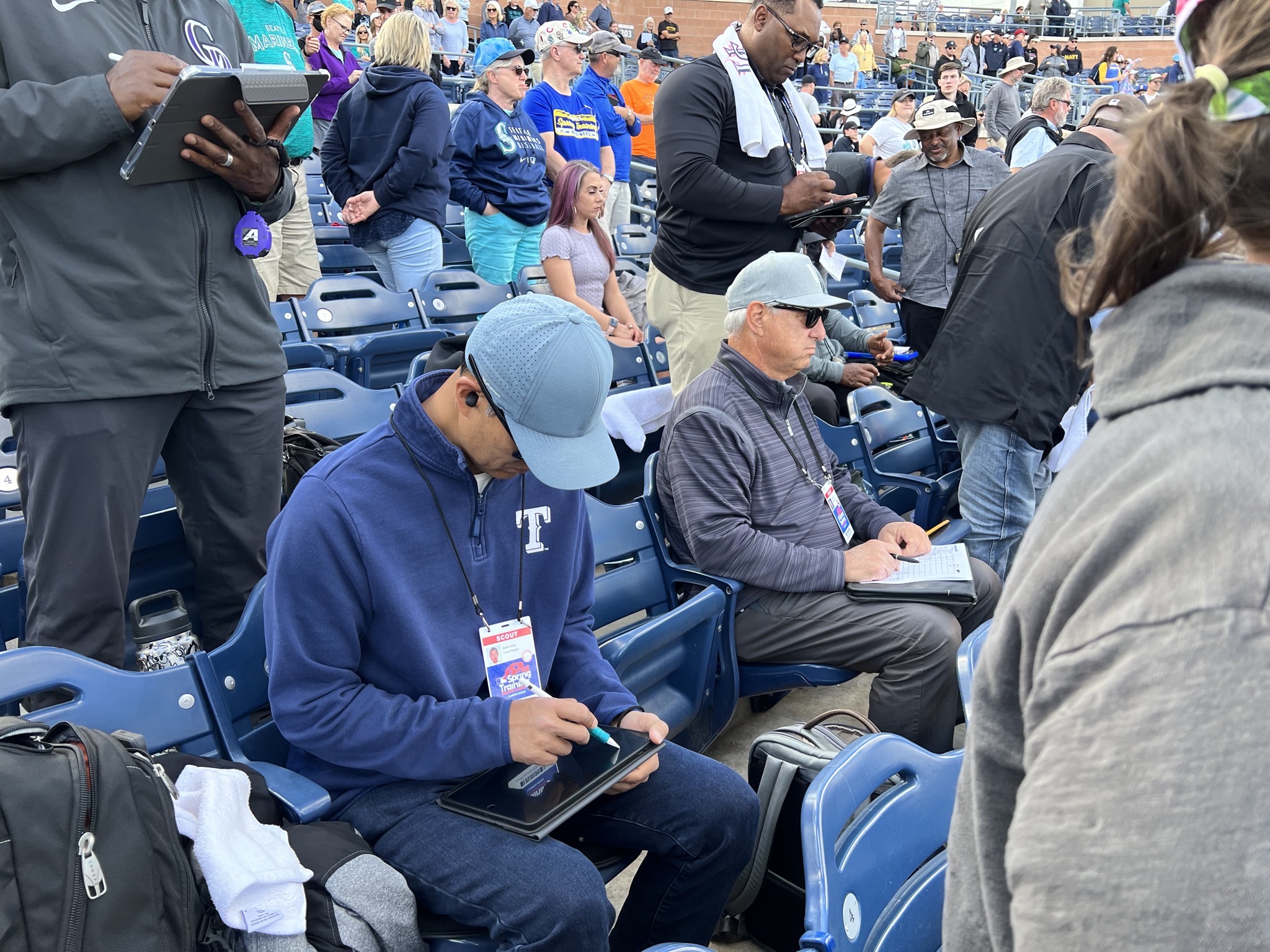 Baseball scouts