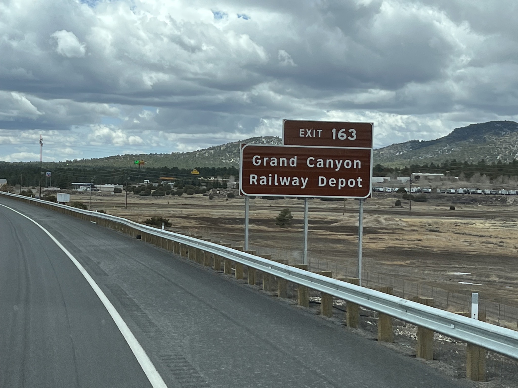 Grand Canyon Railway depot sign