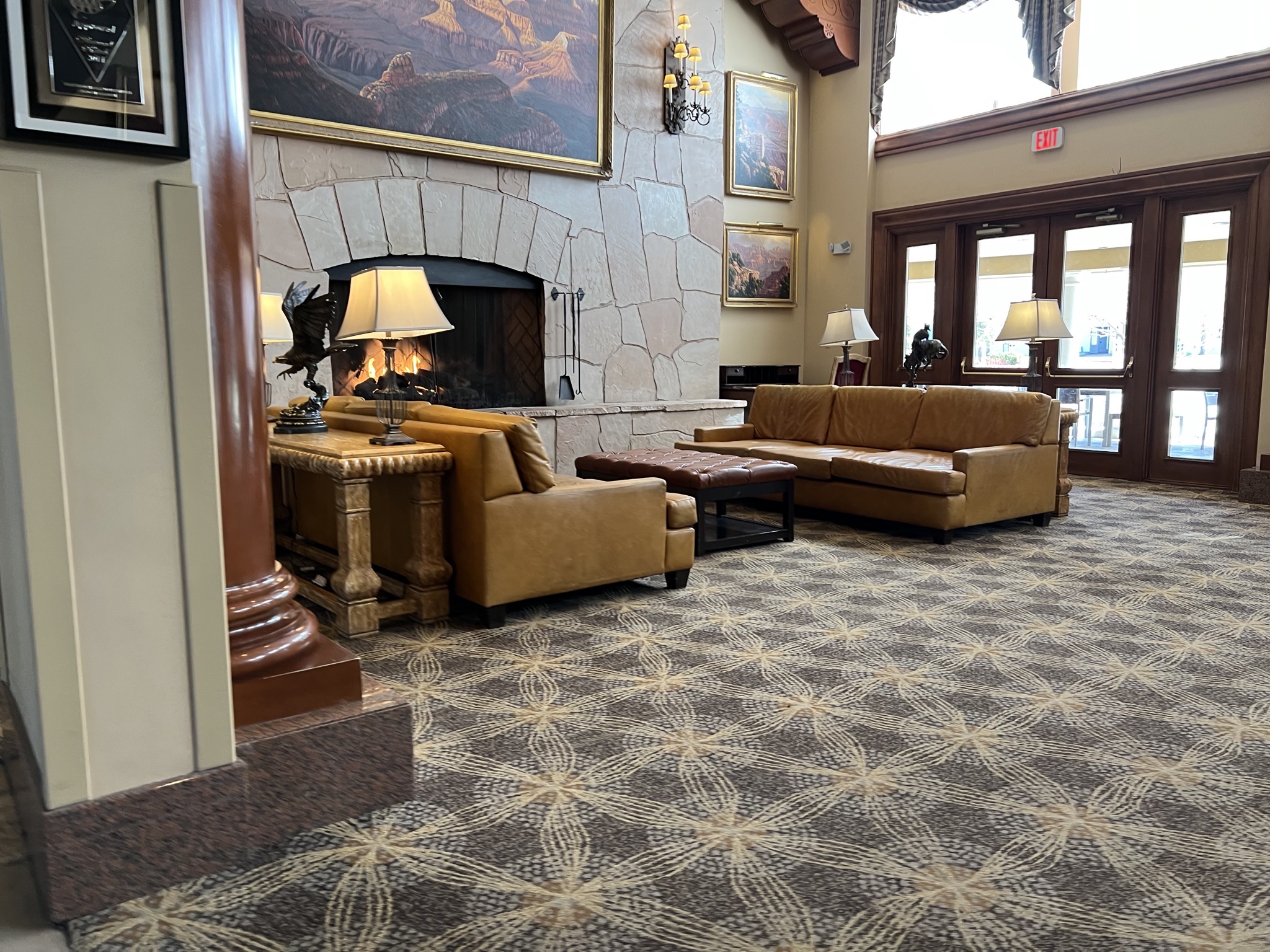 Hotel lobby