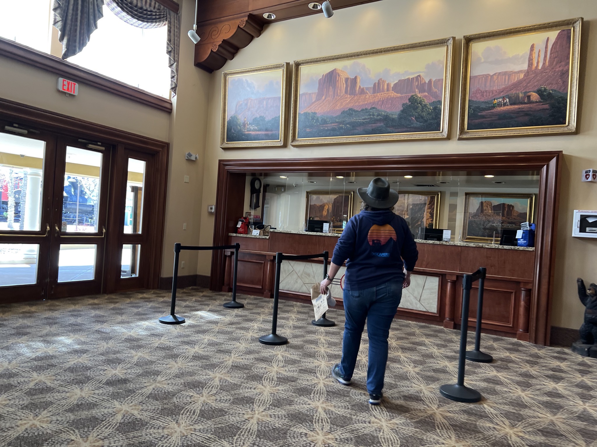 Hotel lobby
