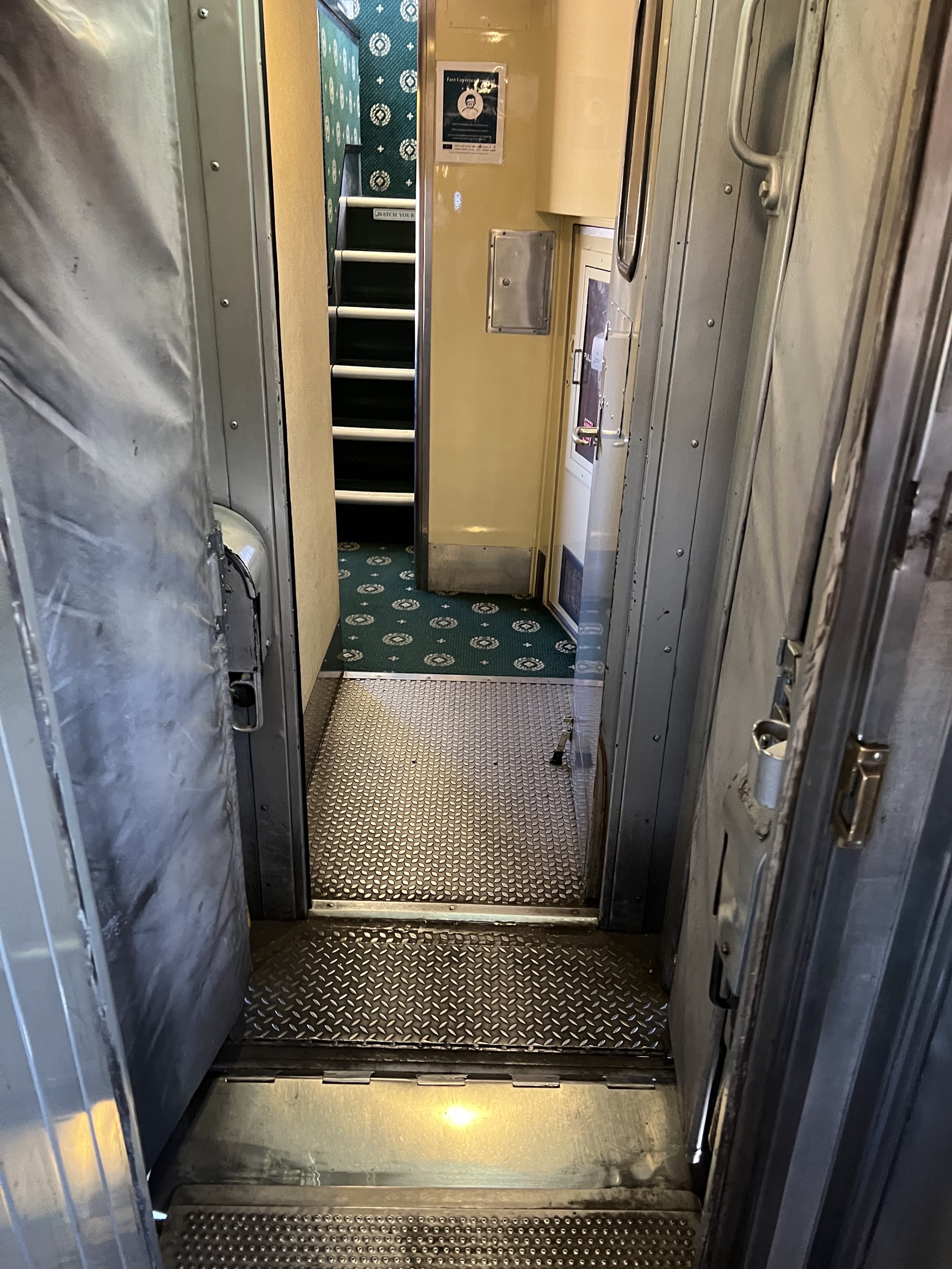 Passage between cars