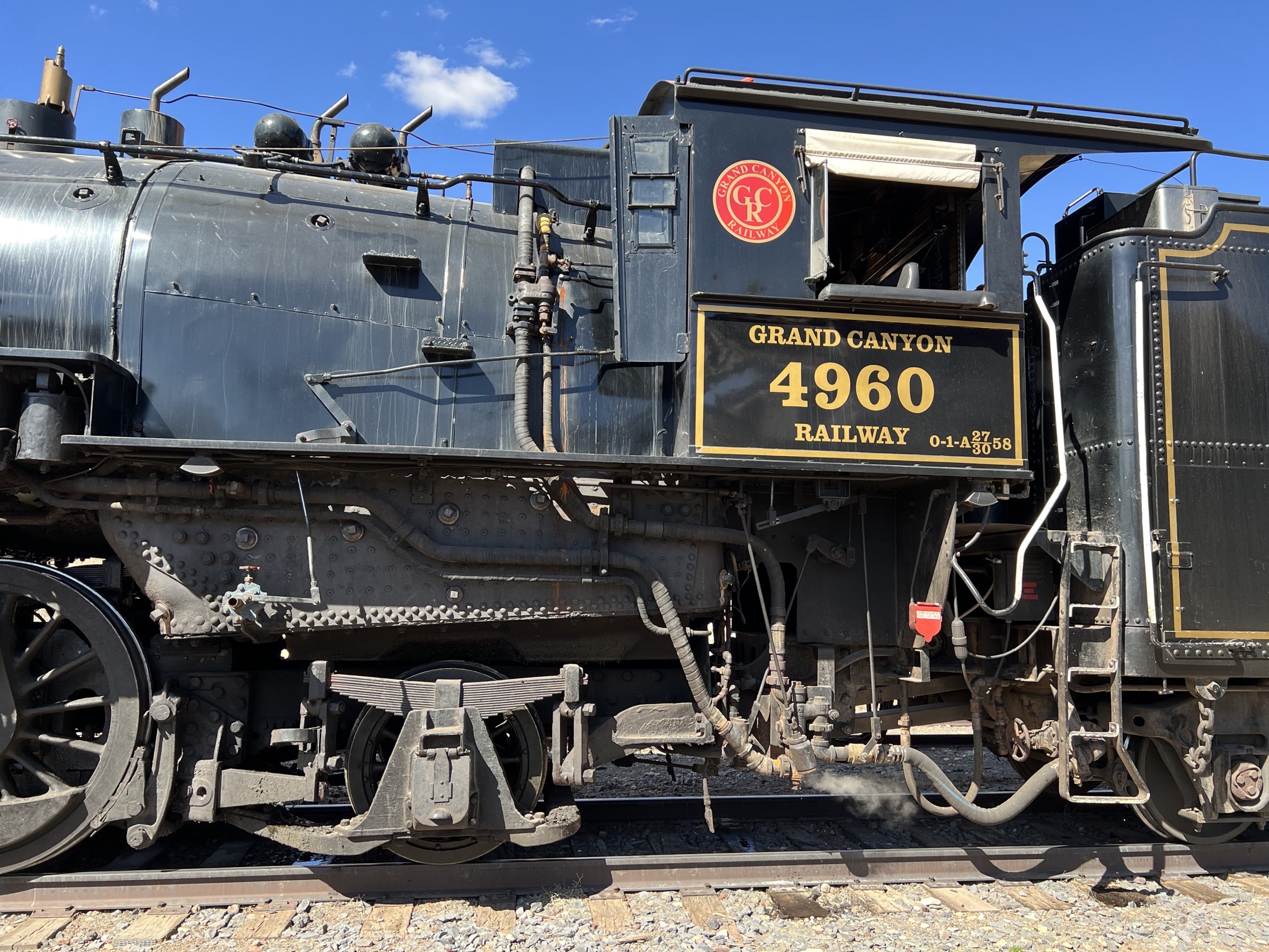 Steam train engine