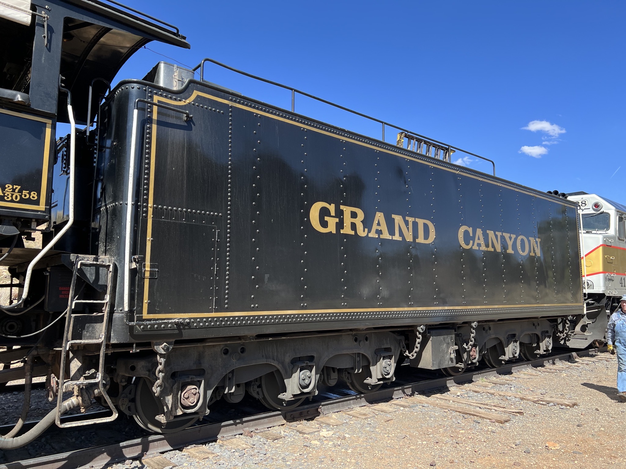Steam train engine