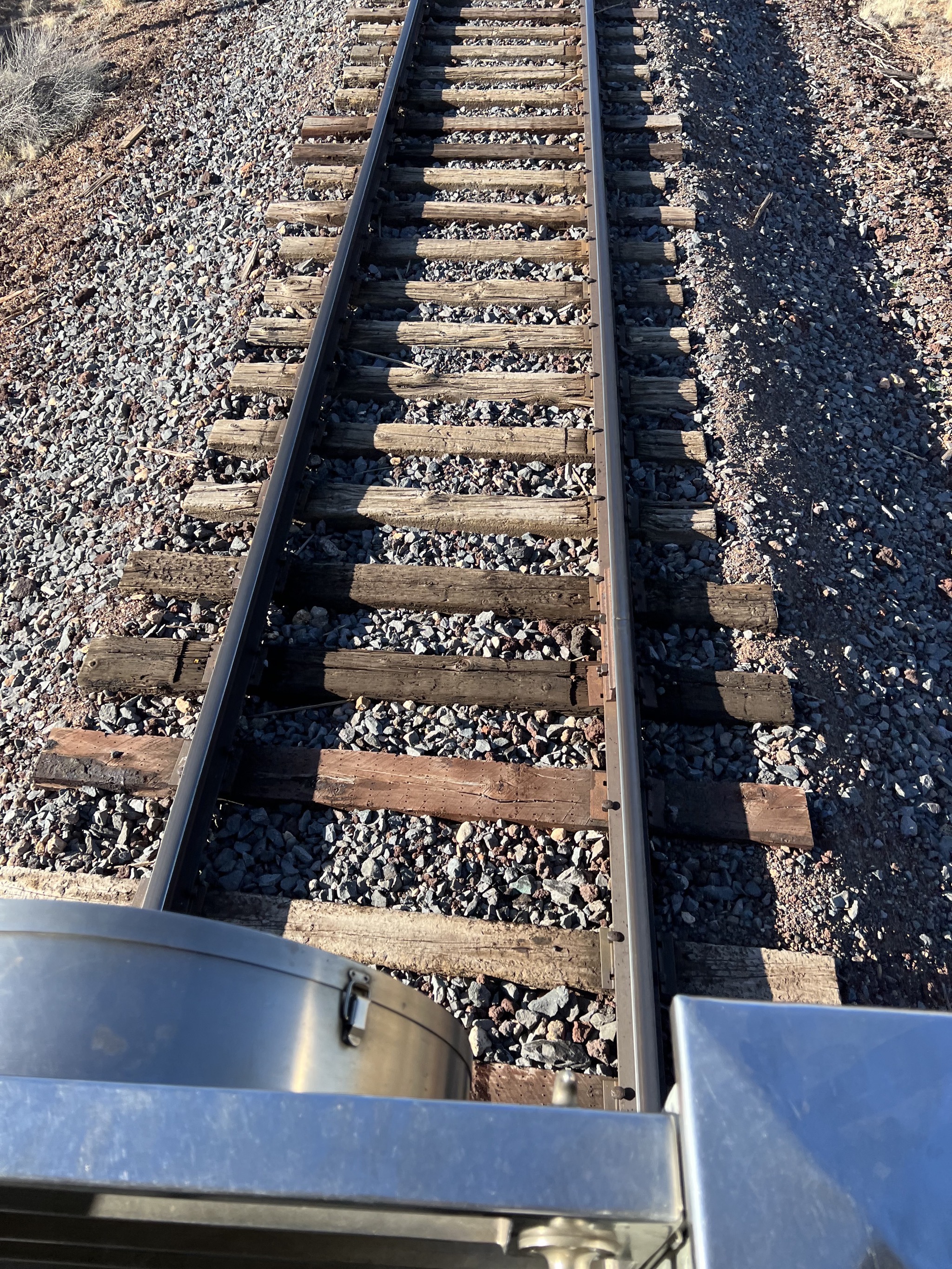 View from the rear platform