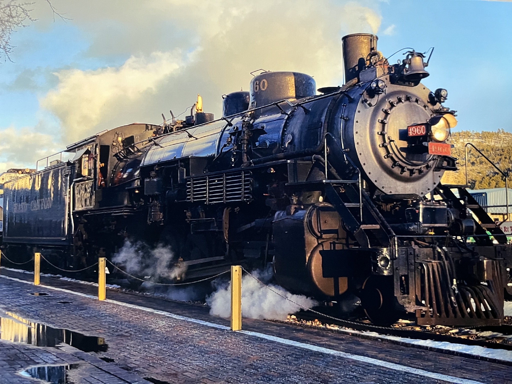 Steam train engine