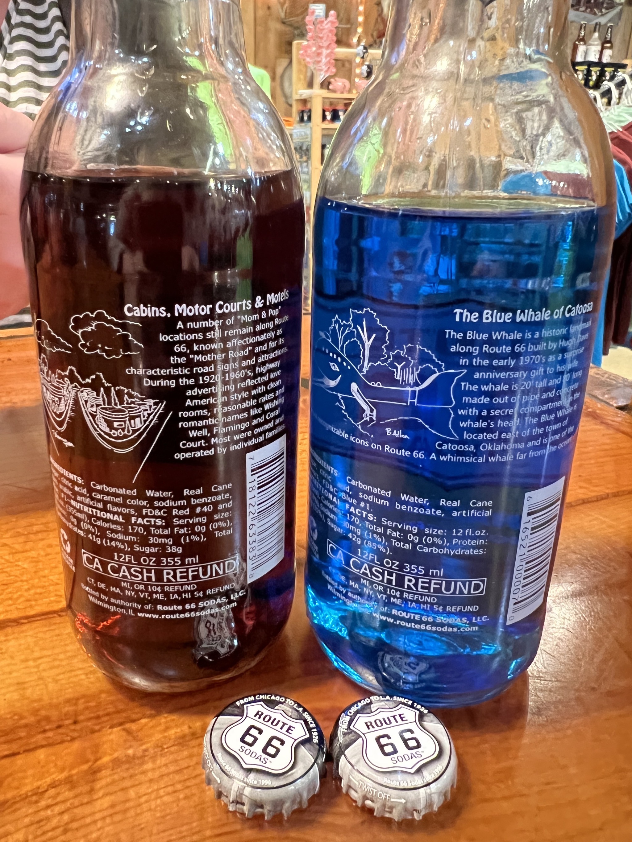 Route 66 sodas
