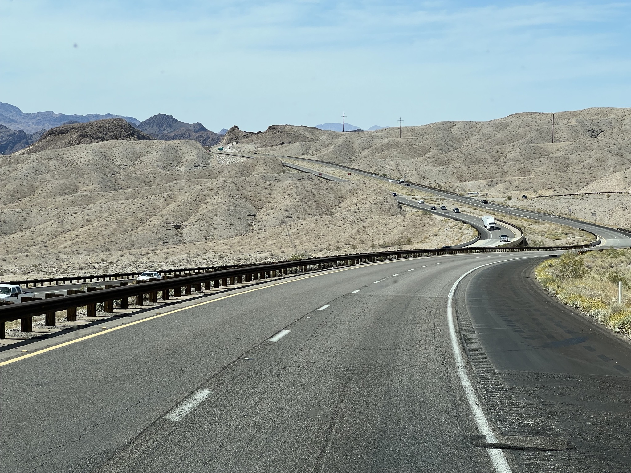Approaching Hoover Dam