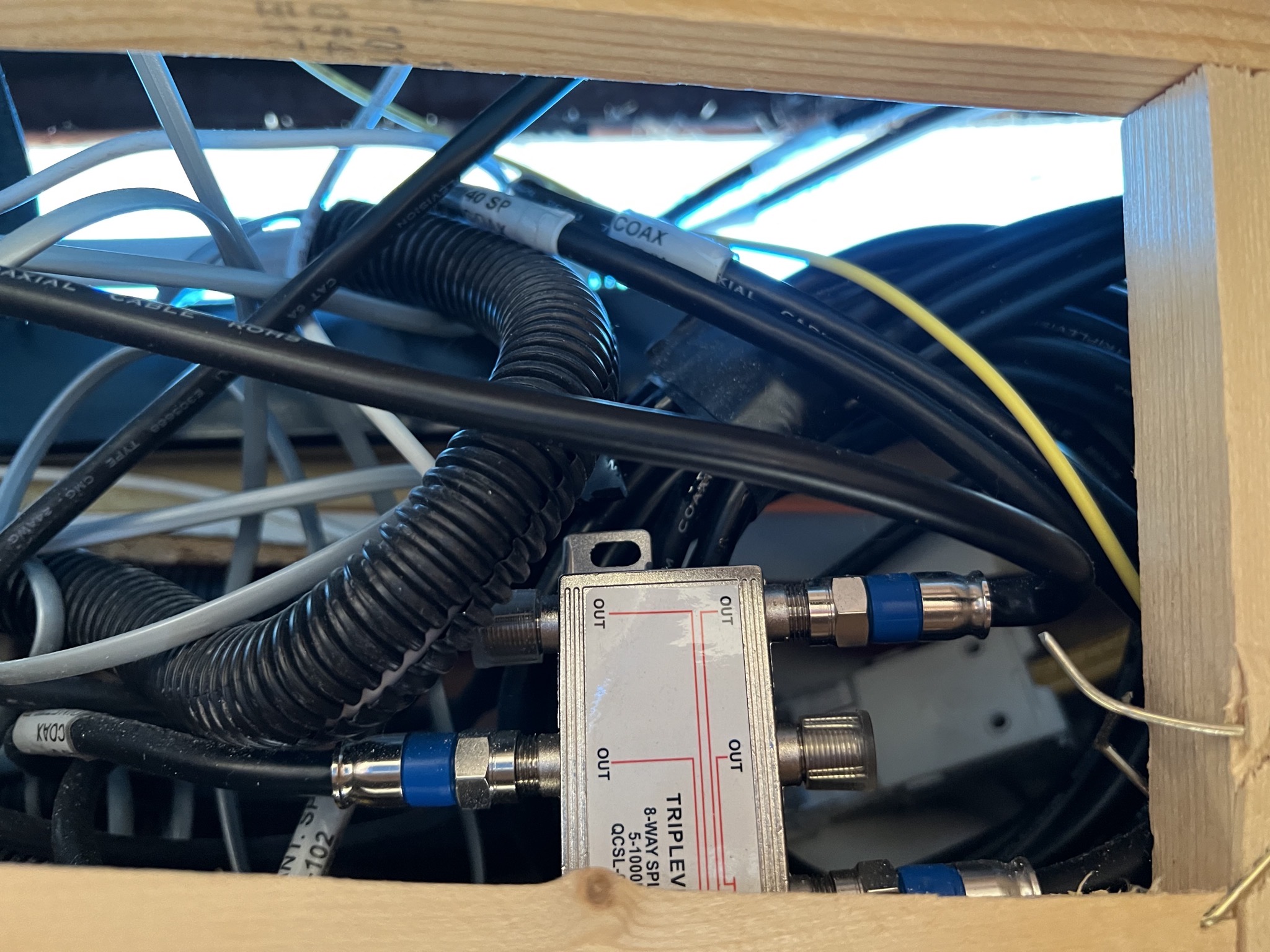 Behind panel