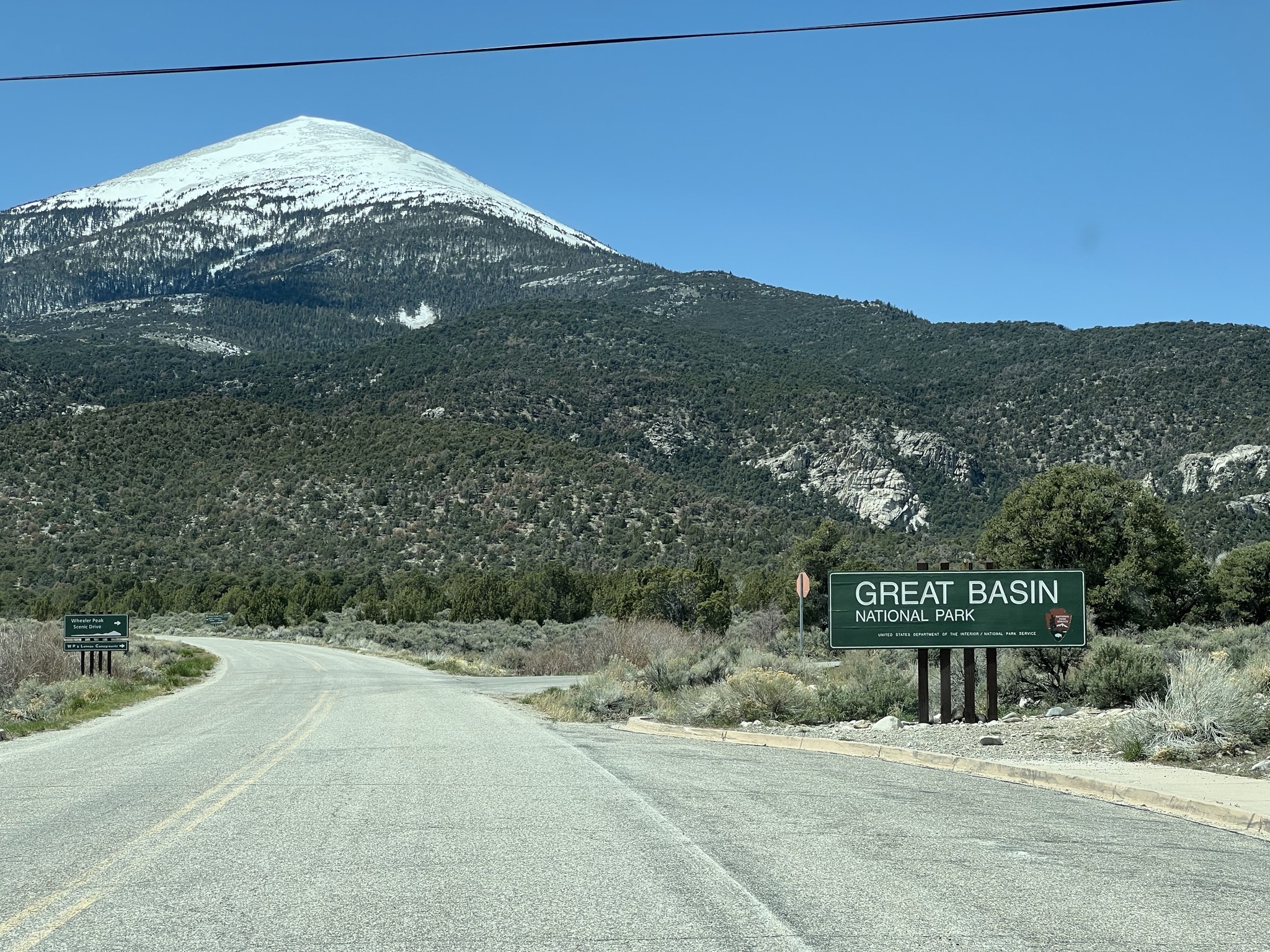 Great Basin National Park entrance