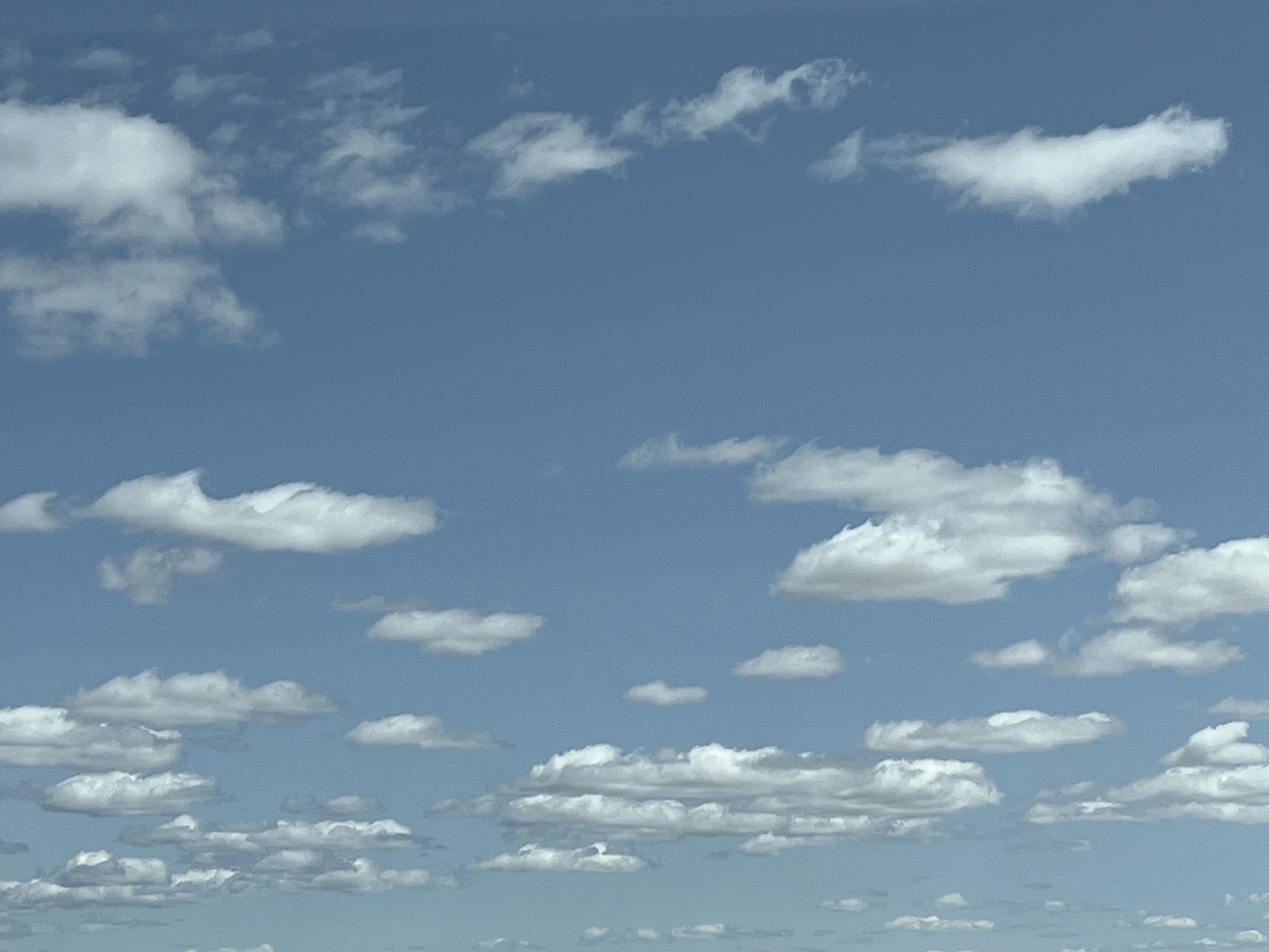 The clouds look fake