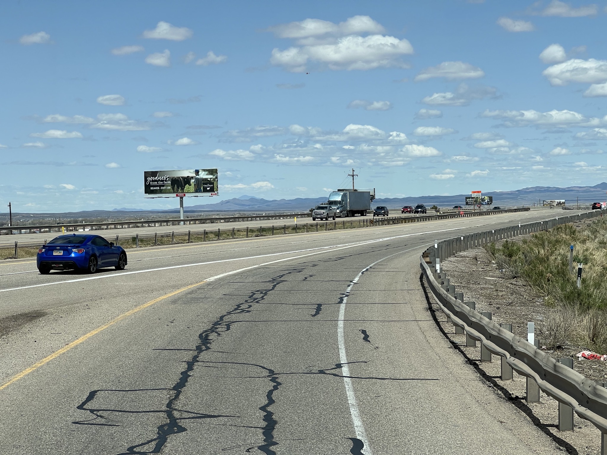 Getting on to I-15