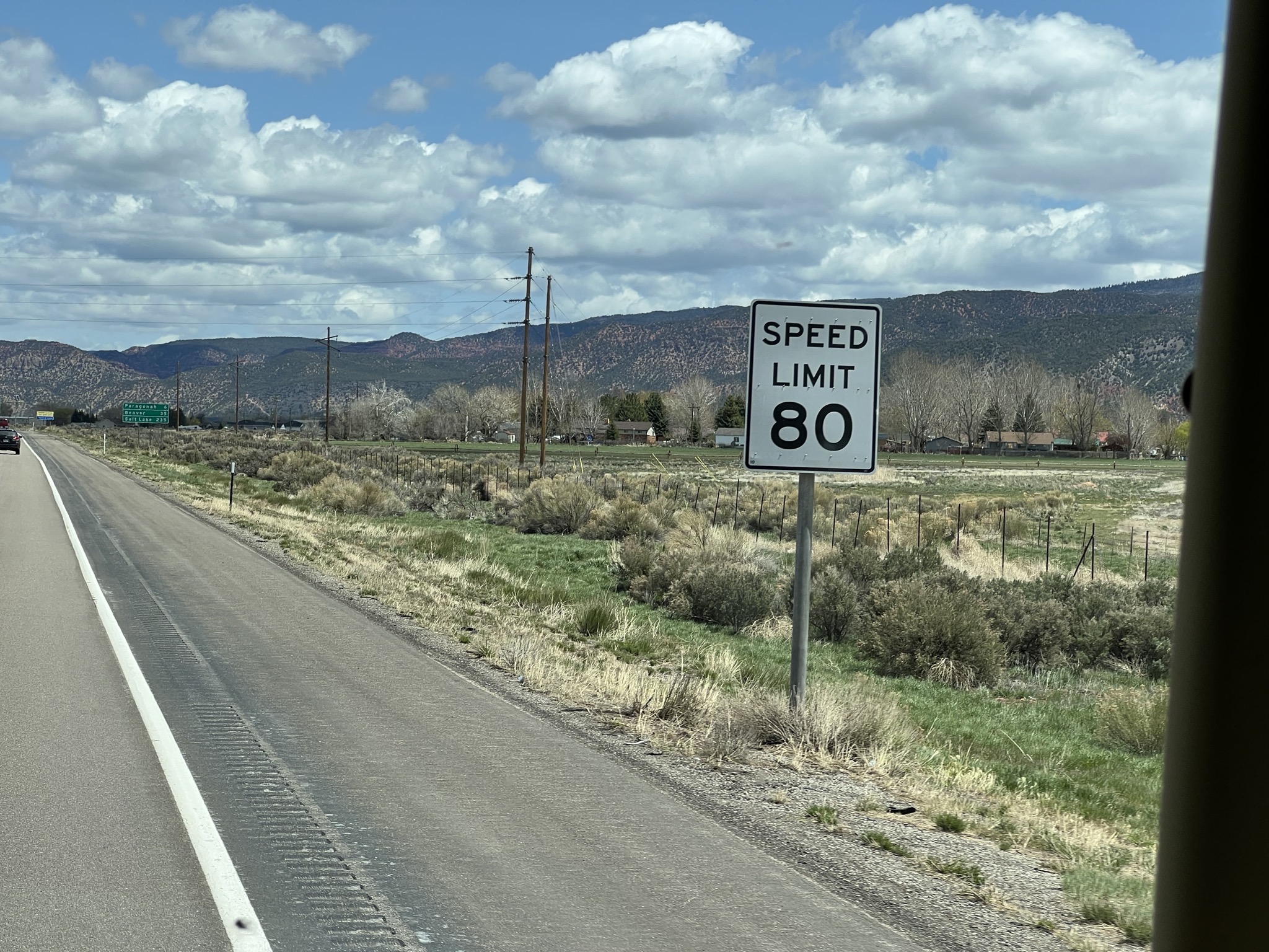 Speed limit 80 MPH
