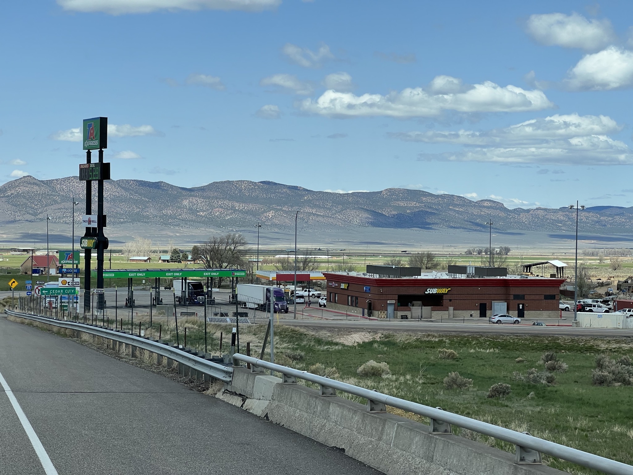 Fuel stop at T/A
