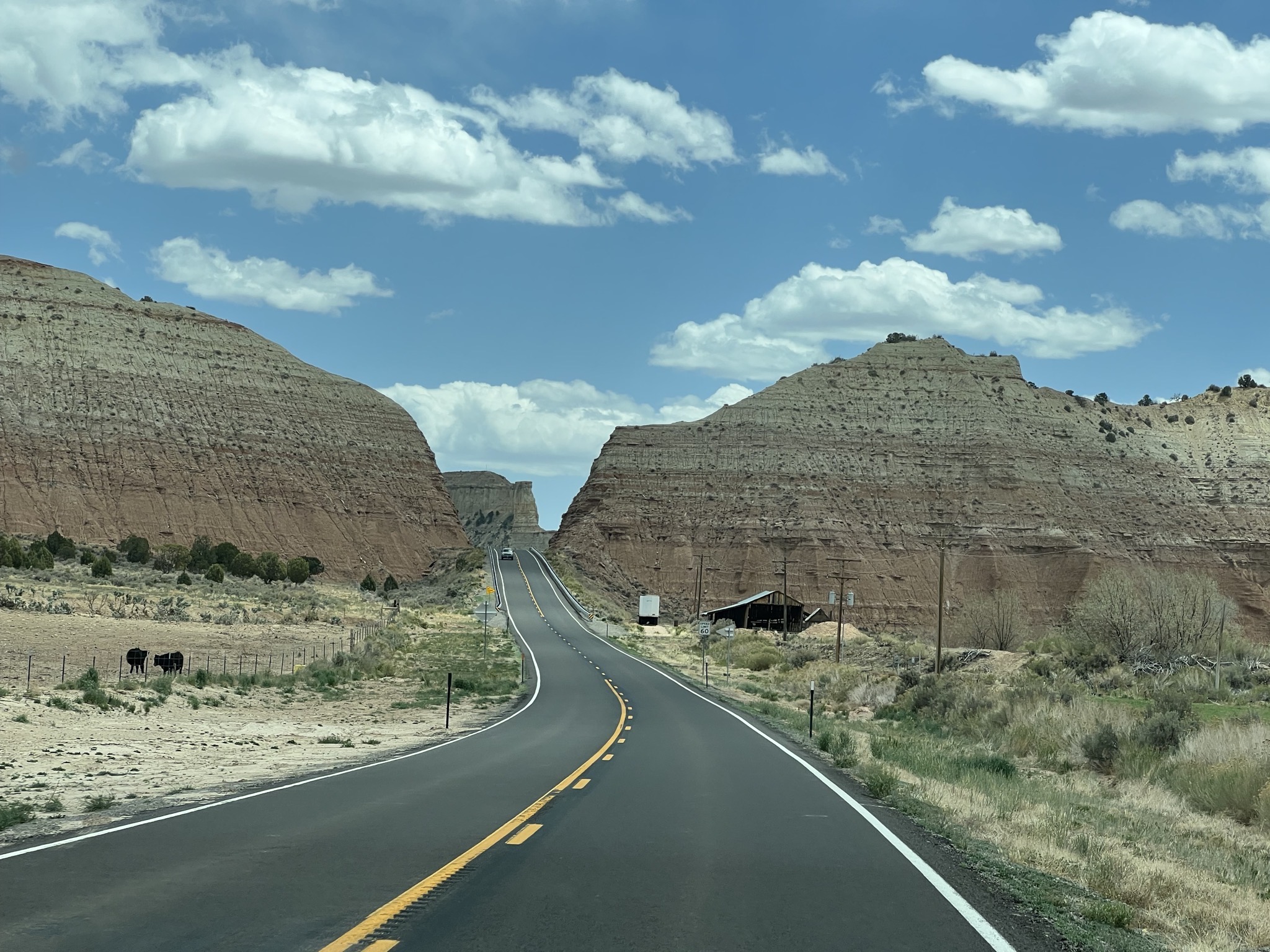 Road and rocks
