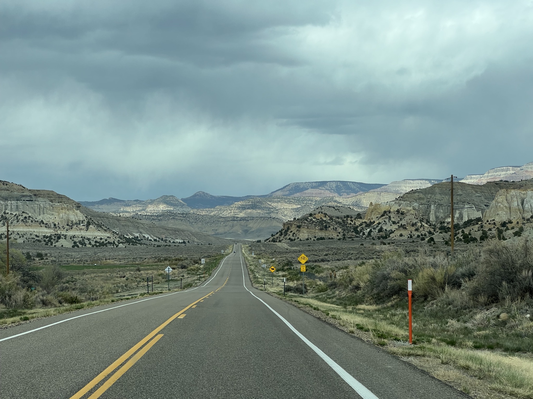 Road and rocks