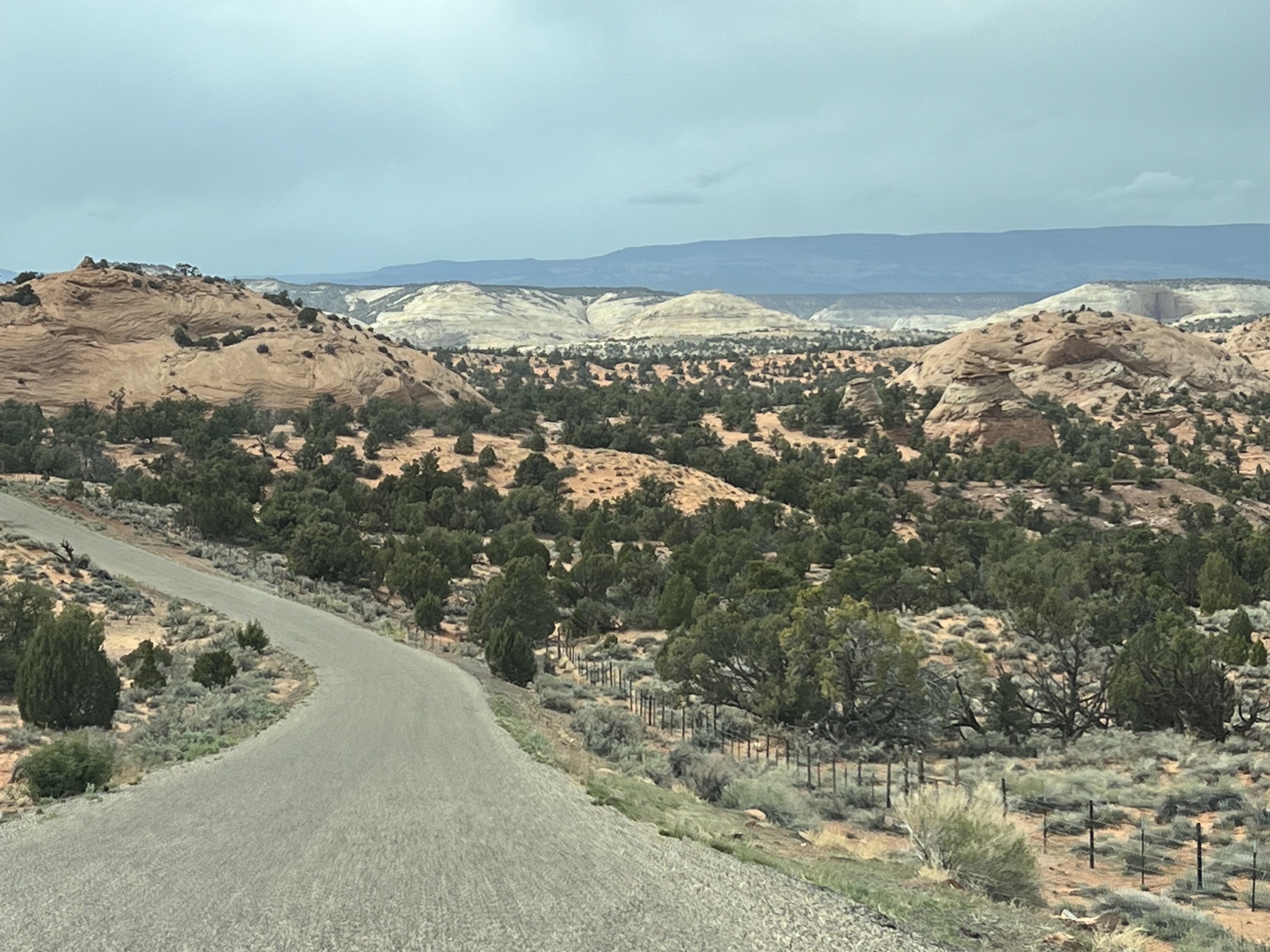 Road and rocks