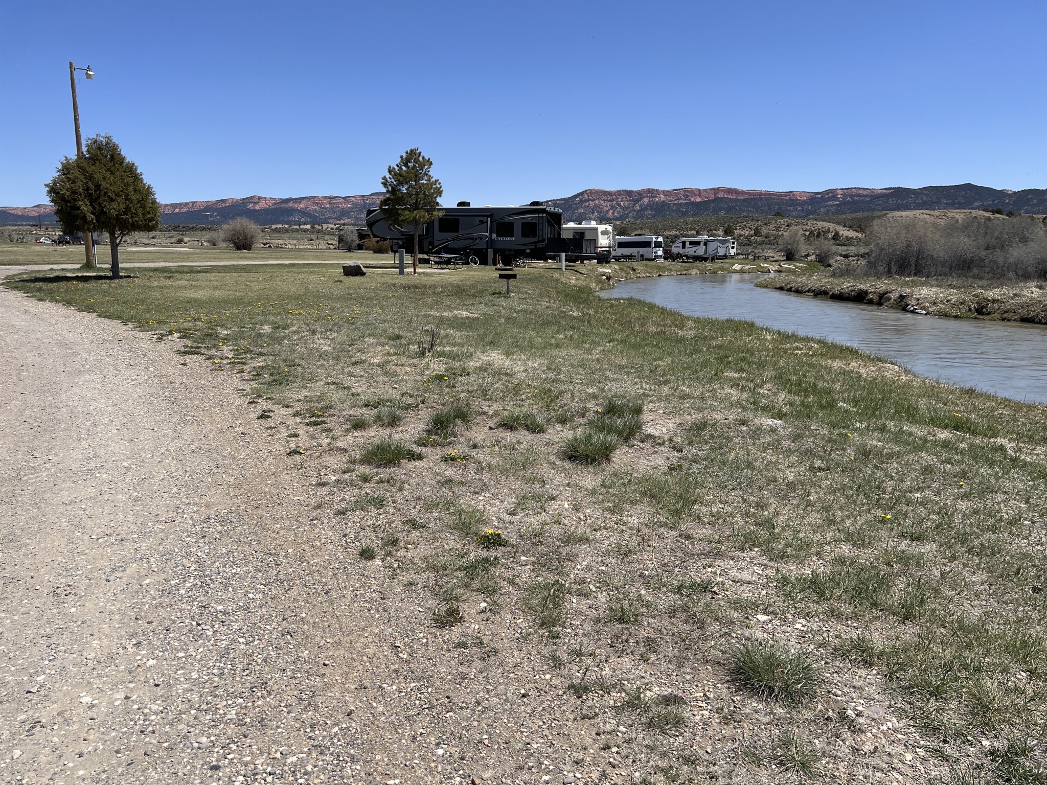 RVs and river