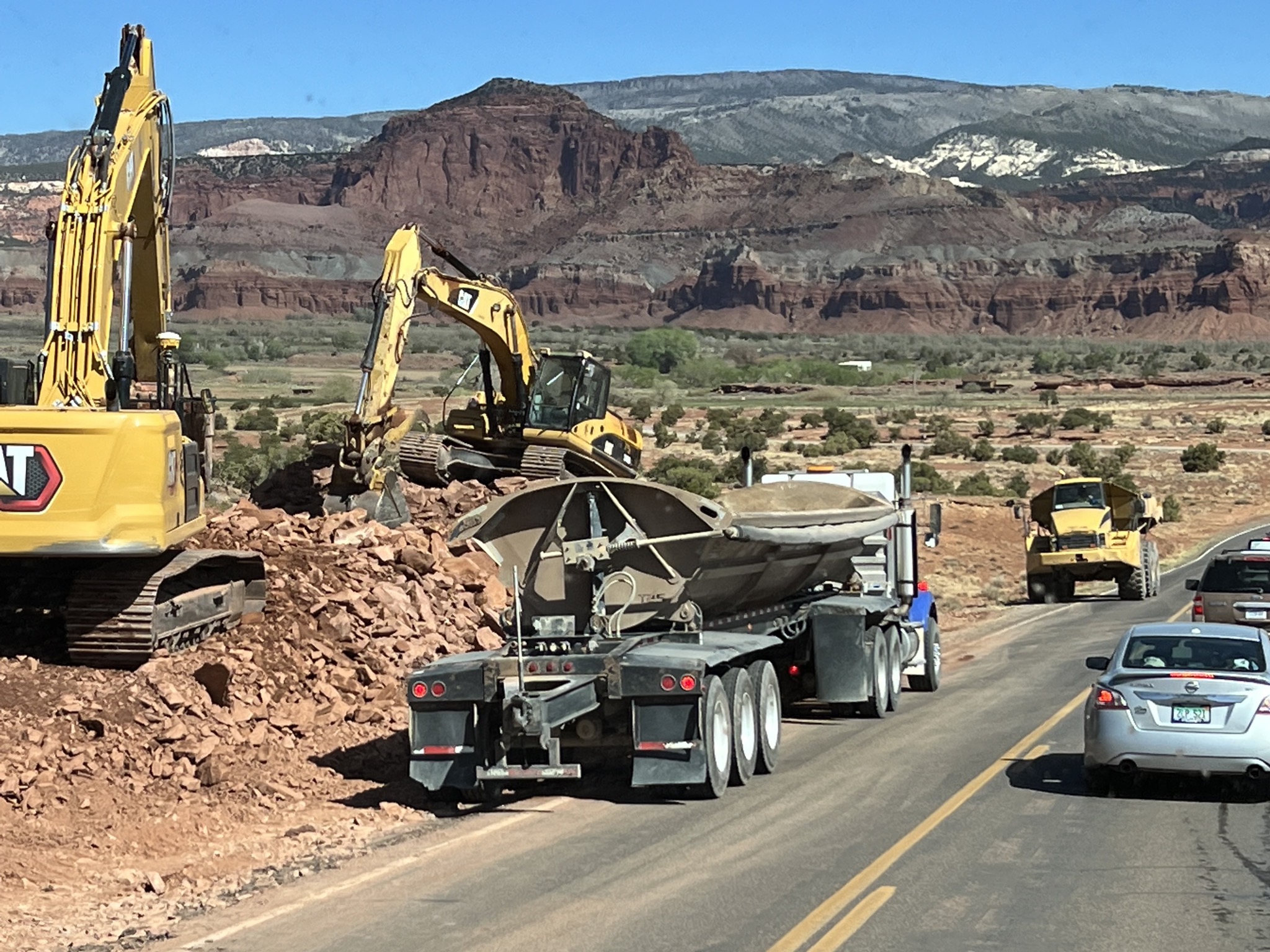 Road works