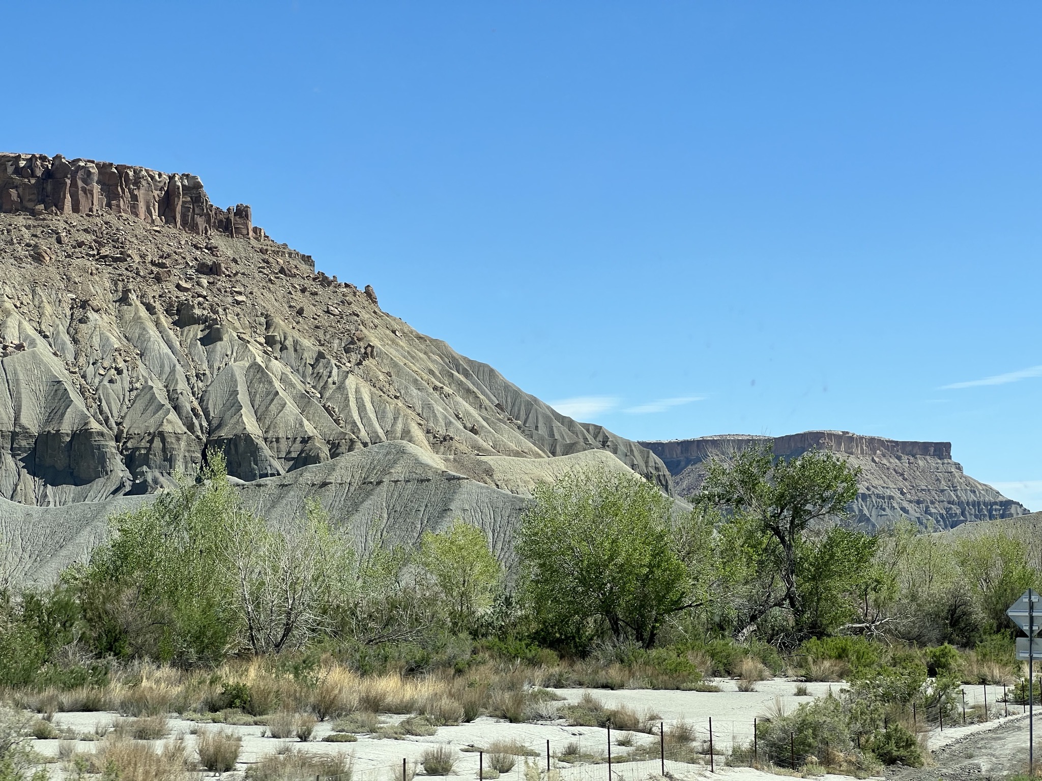 Highway and rocks