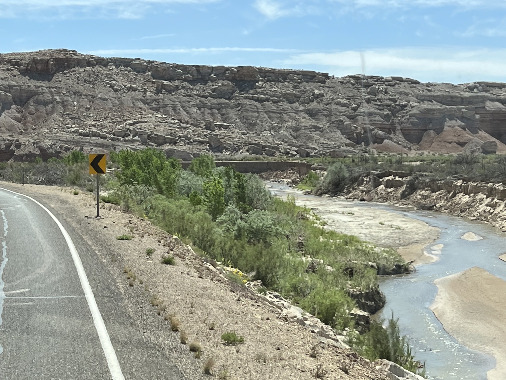 Highway and river