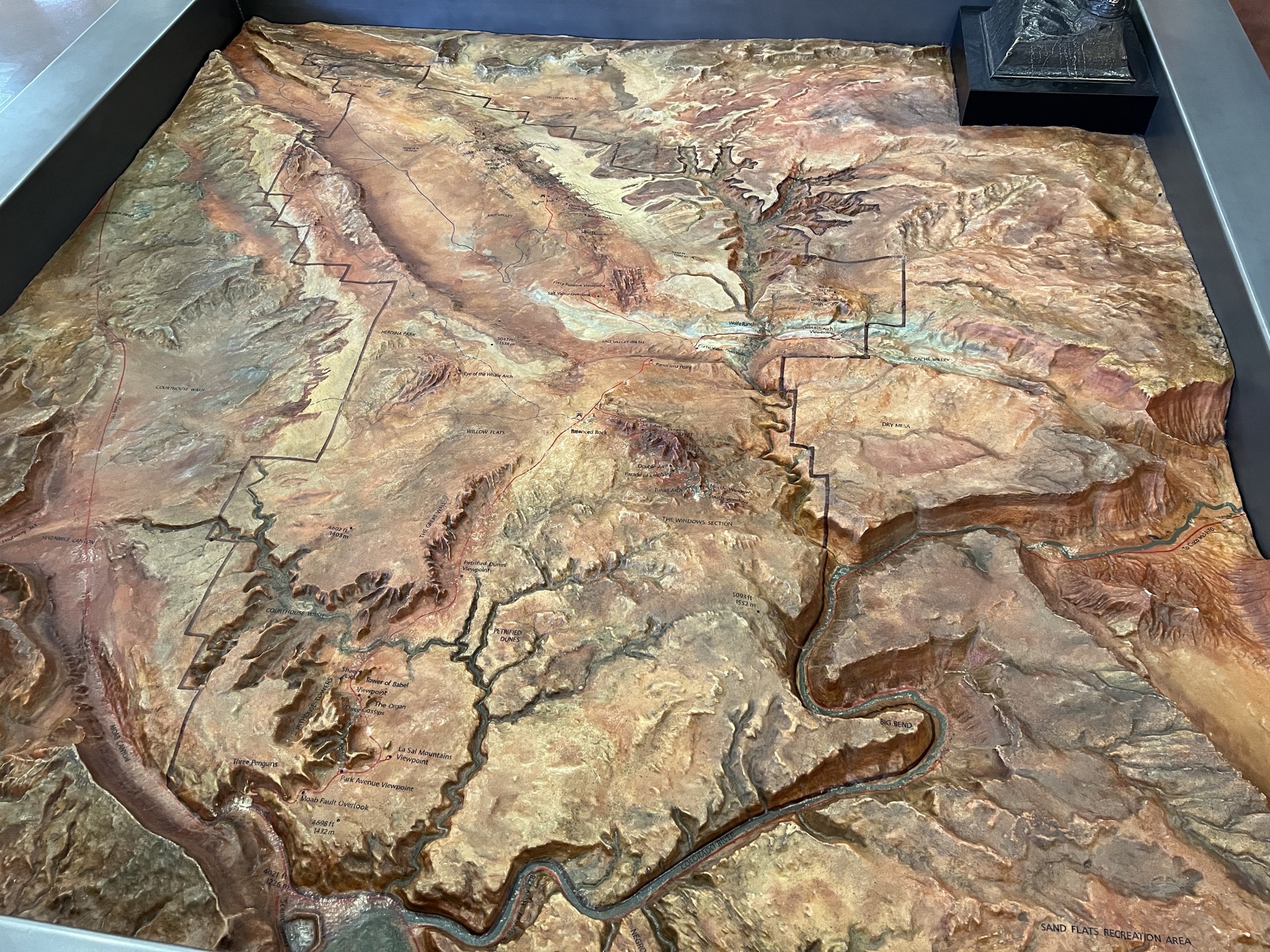Relief map
