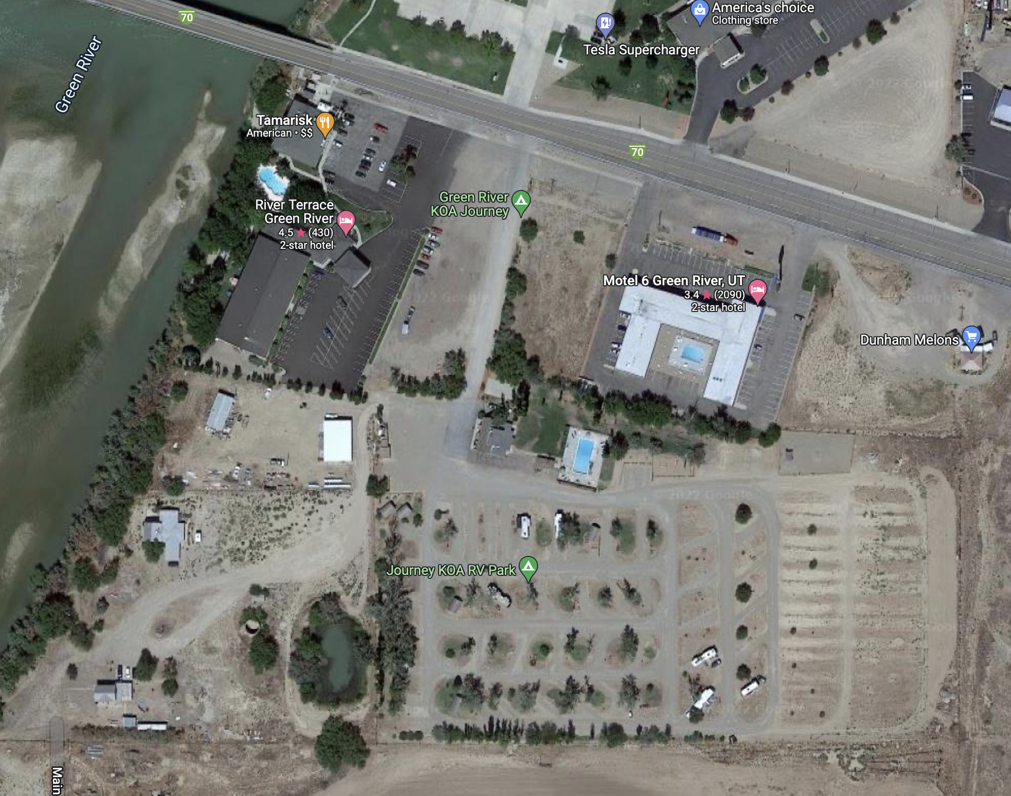 Satellite map