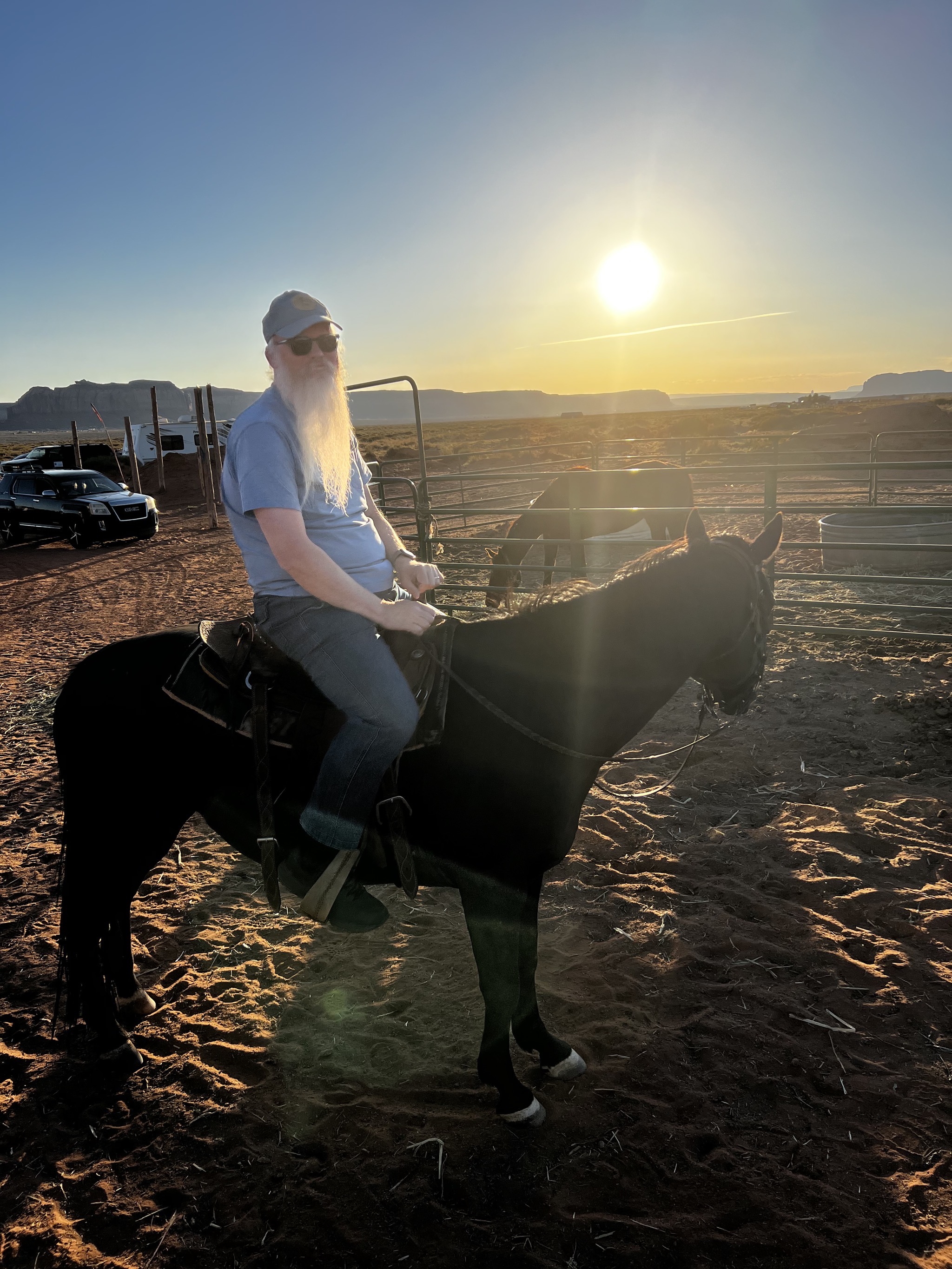 David on a horse