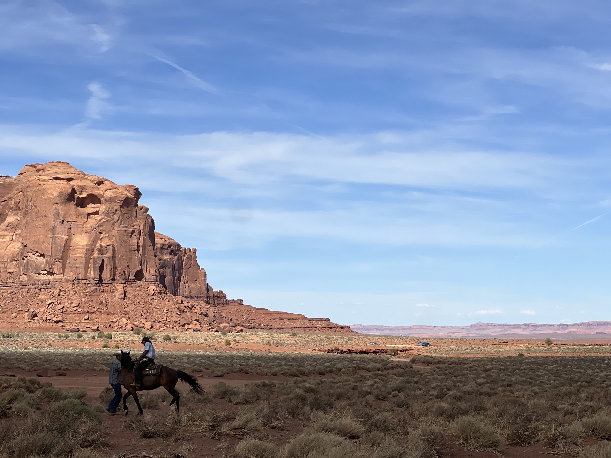 Monuments and horse