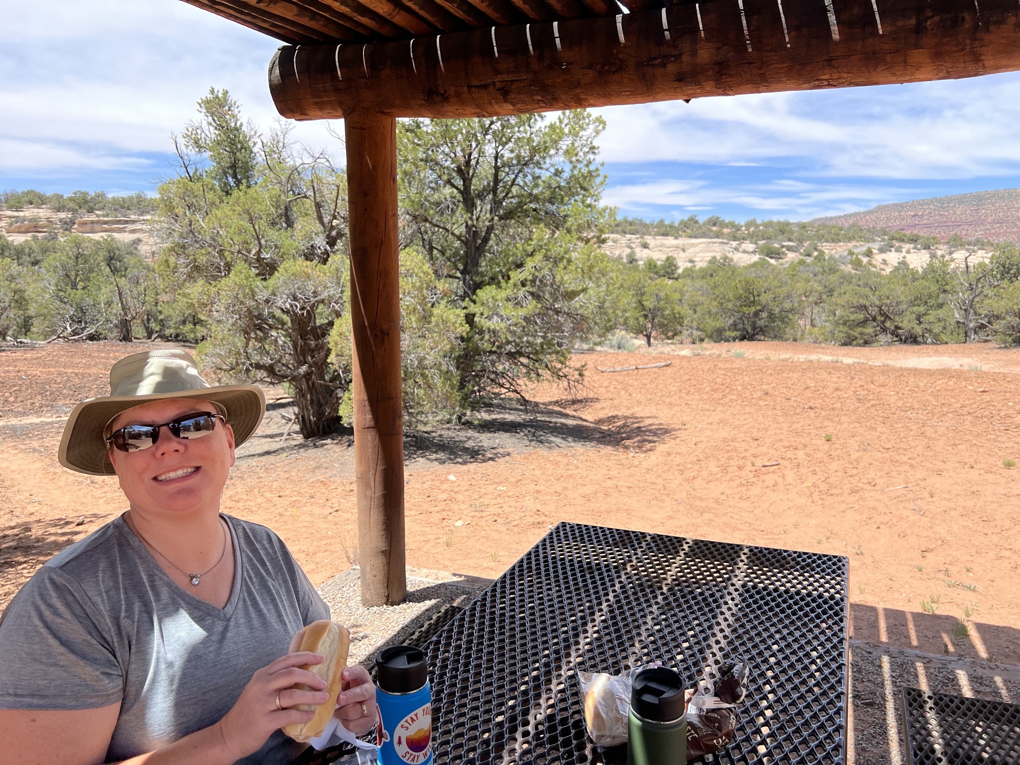 Jenn at picnic spot