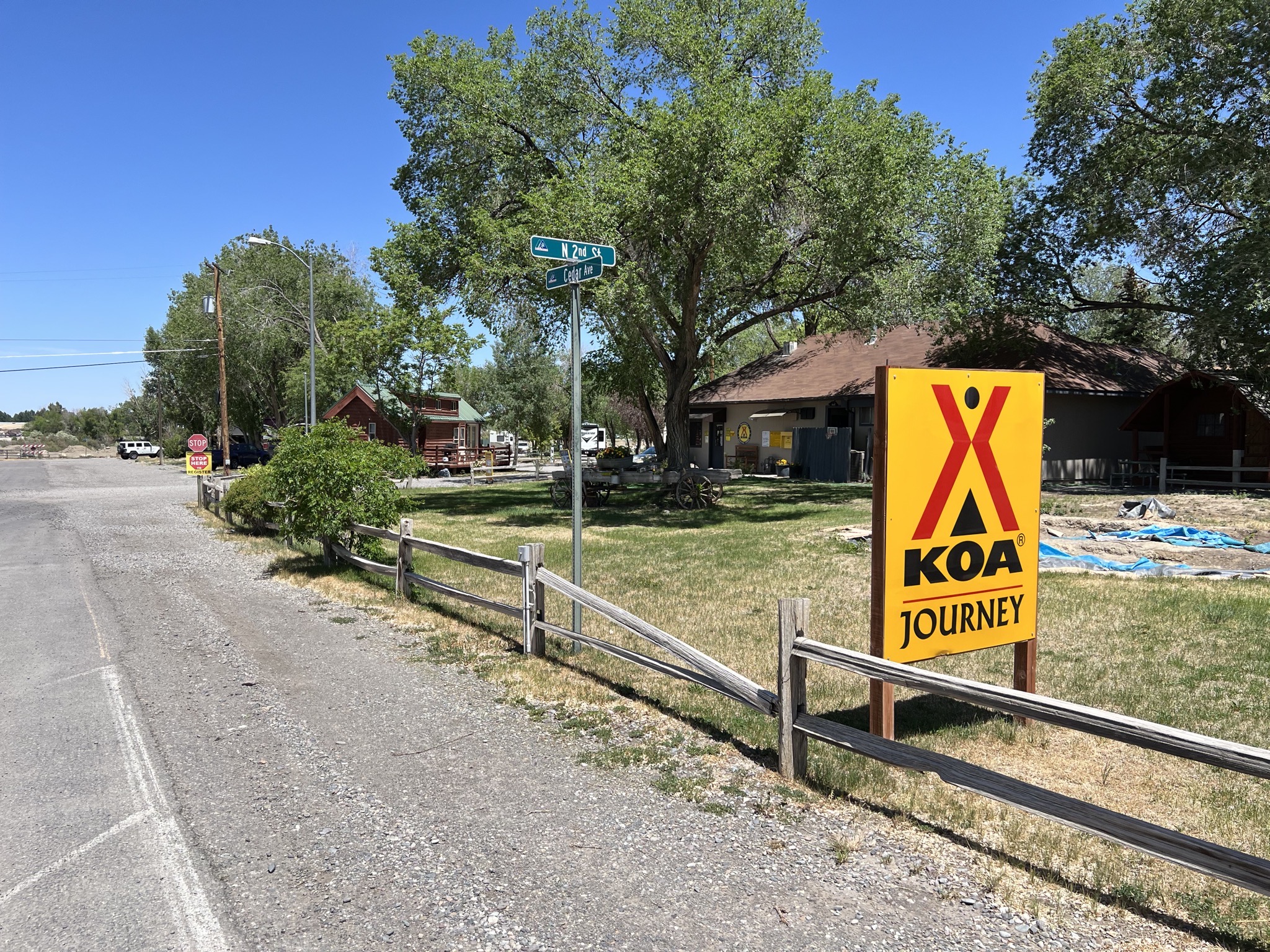 KOA sign