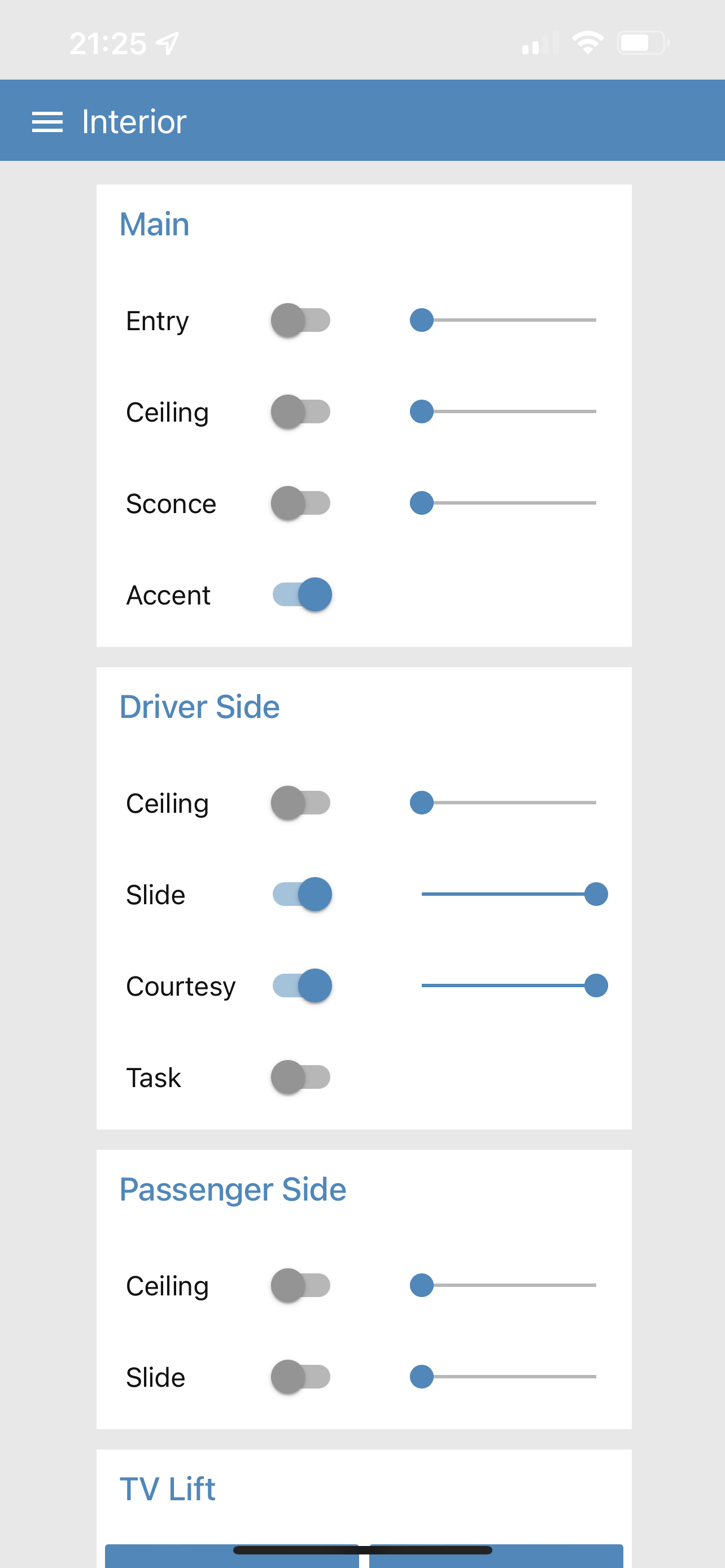 Coach Proxy controls