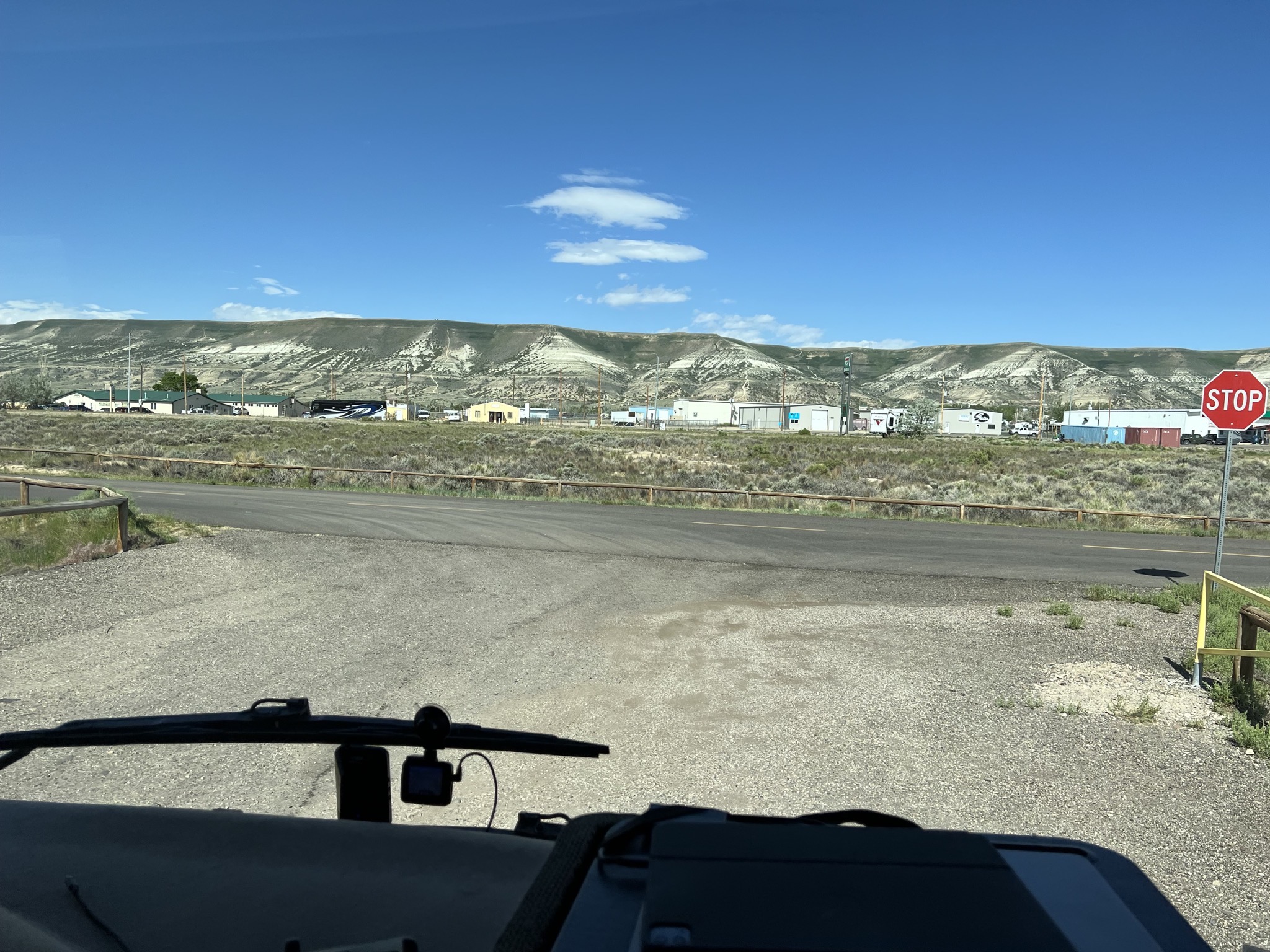 Leaving rally grounds