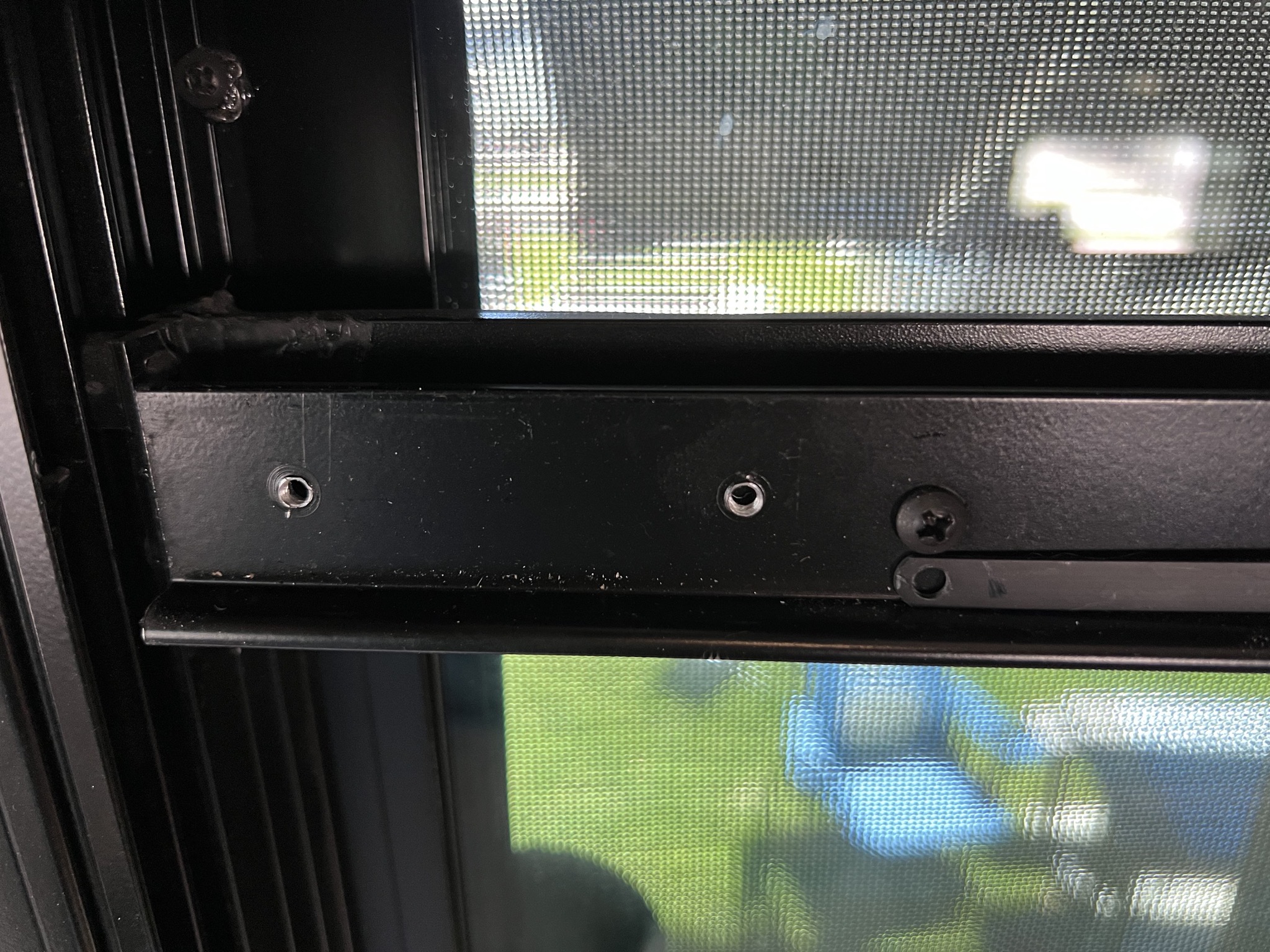 Removed latch