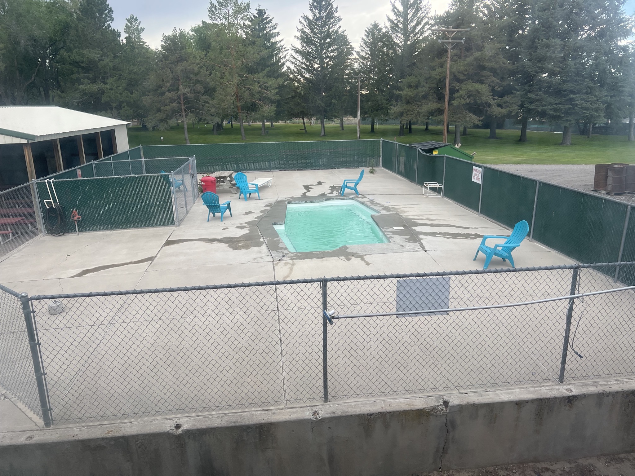 Tiny swimming pool