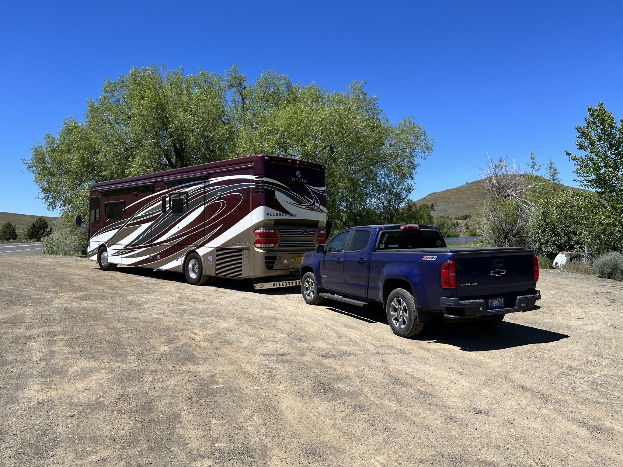 Our coach and truck
