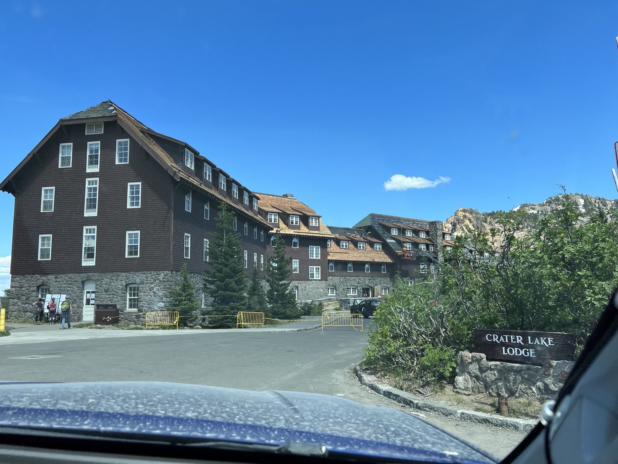 Crater Lake Lodge, currently being renovated