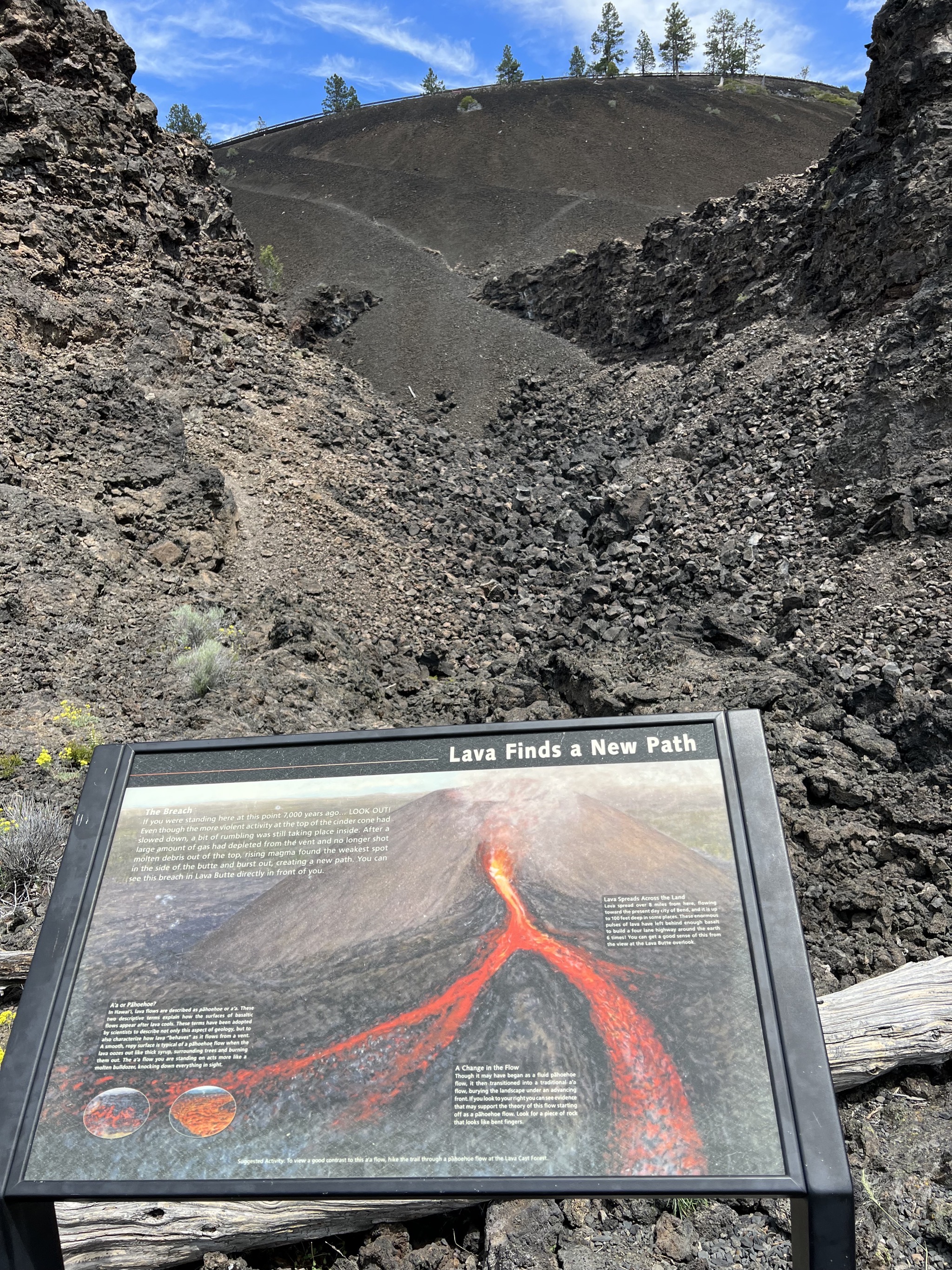 Trail of the Molten Land hike