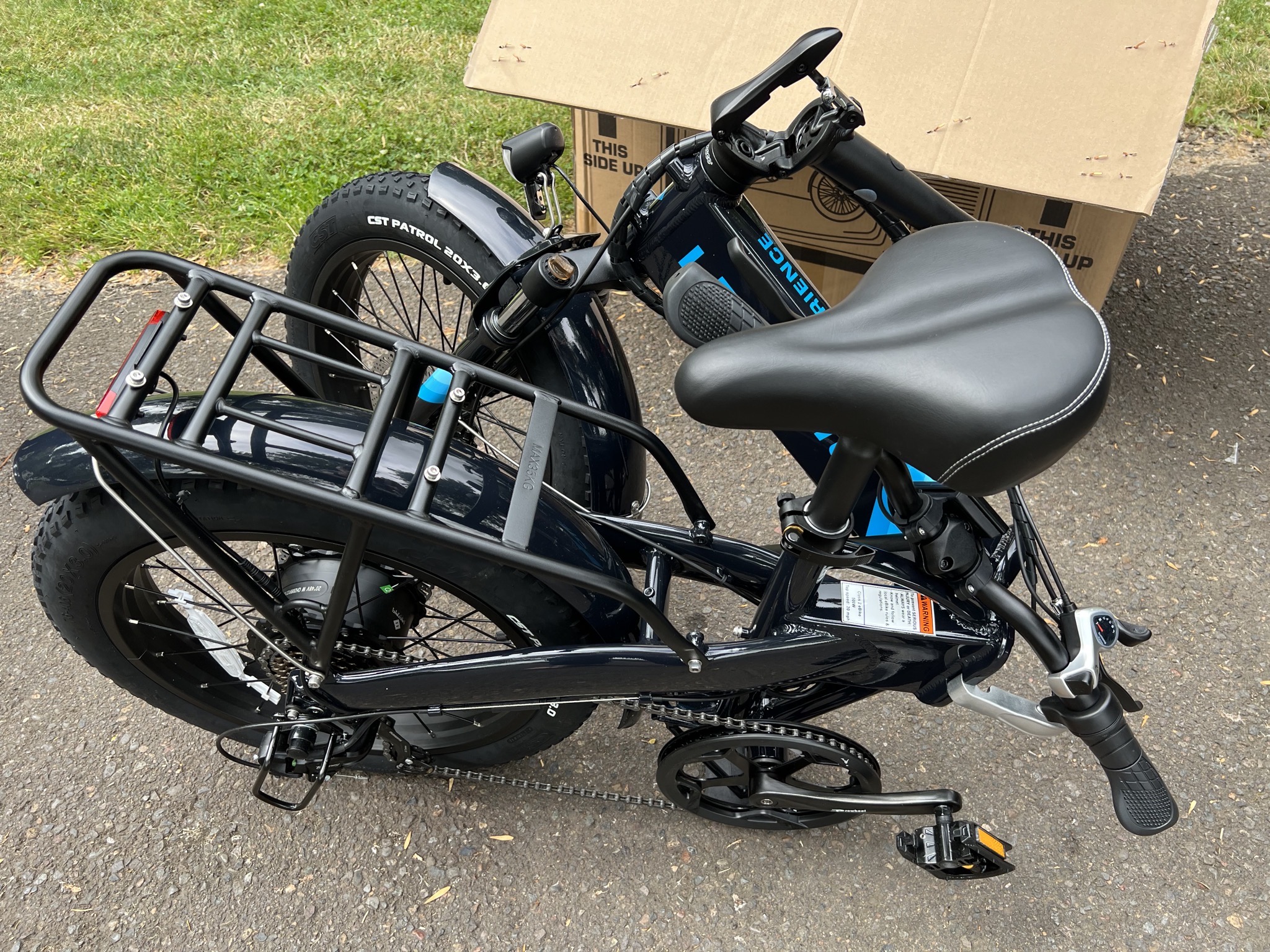 Folded bike