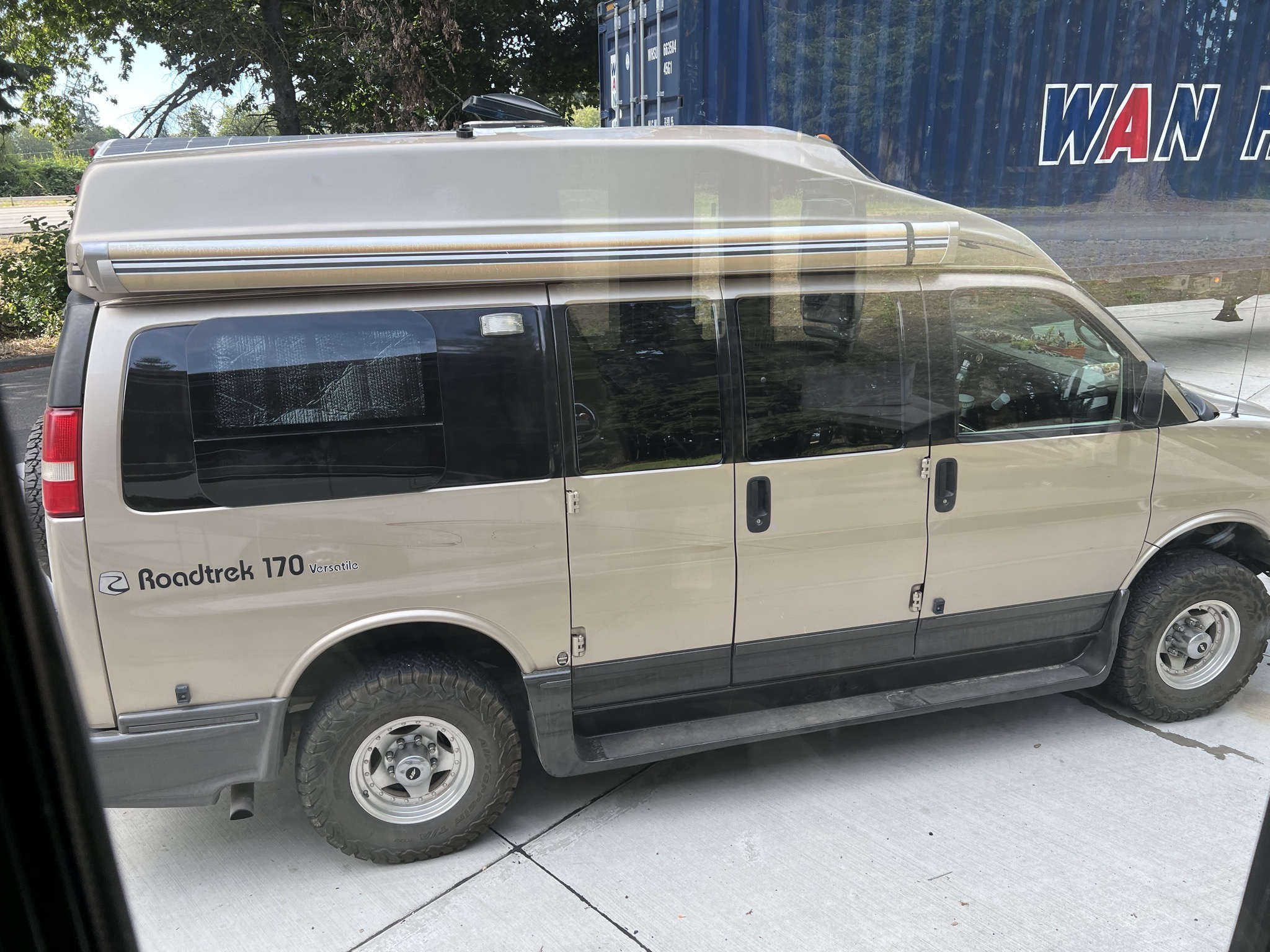 Van does not need to be in the truck parking