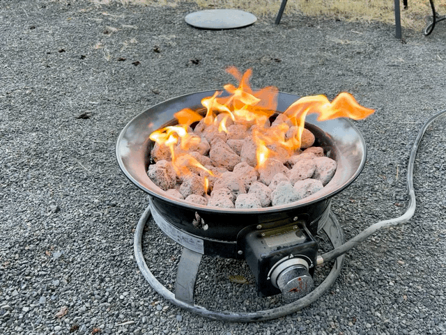 Propane fire pit