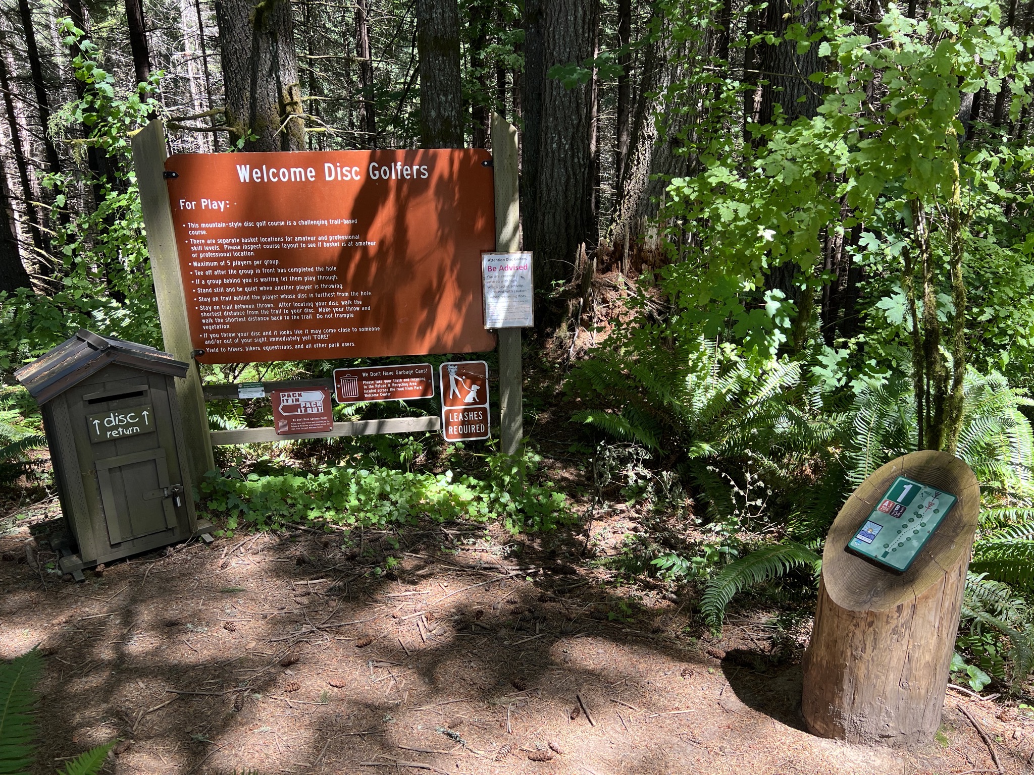 Disc golf course