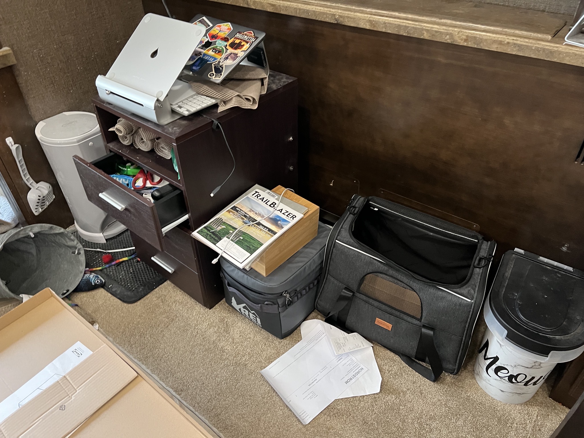 Removed desk