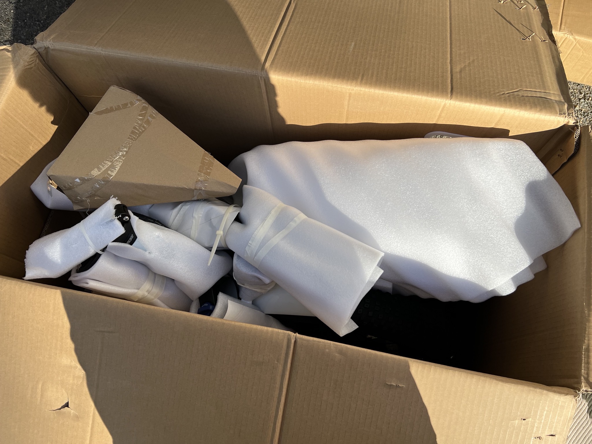 Bike with packaging